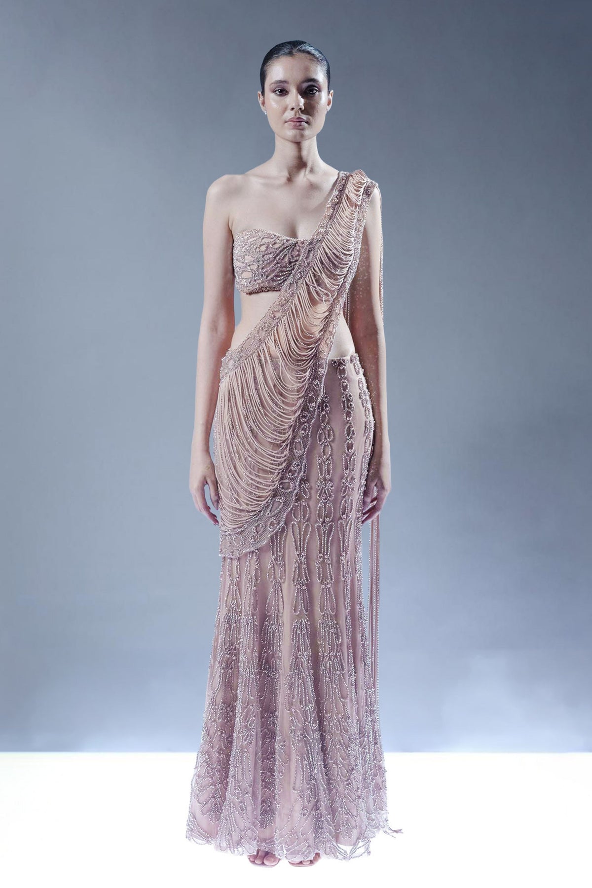 Shimmering Stillness Saree