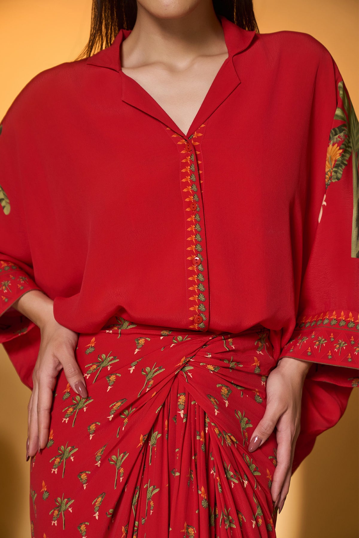 Red Tropical Fusion Set