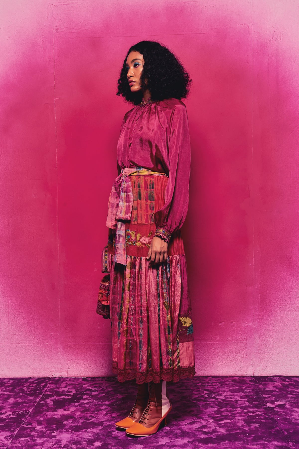 Fuschia Amala Skirt