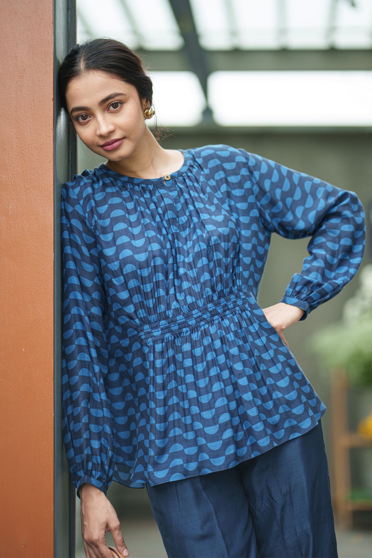 Gather Blue Wave Co-ord Set