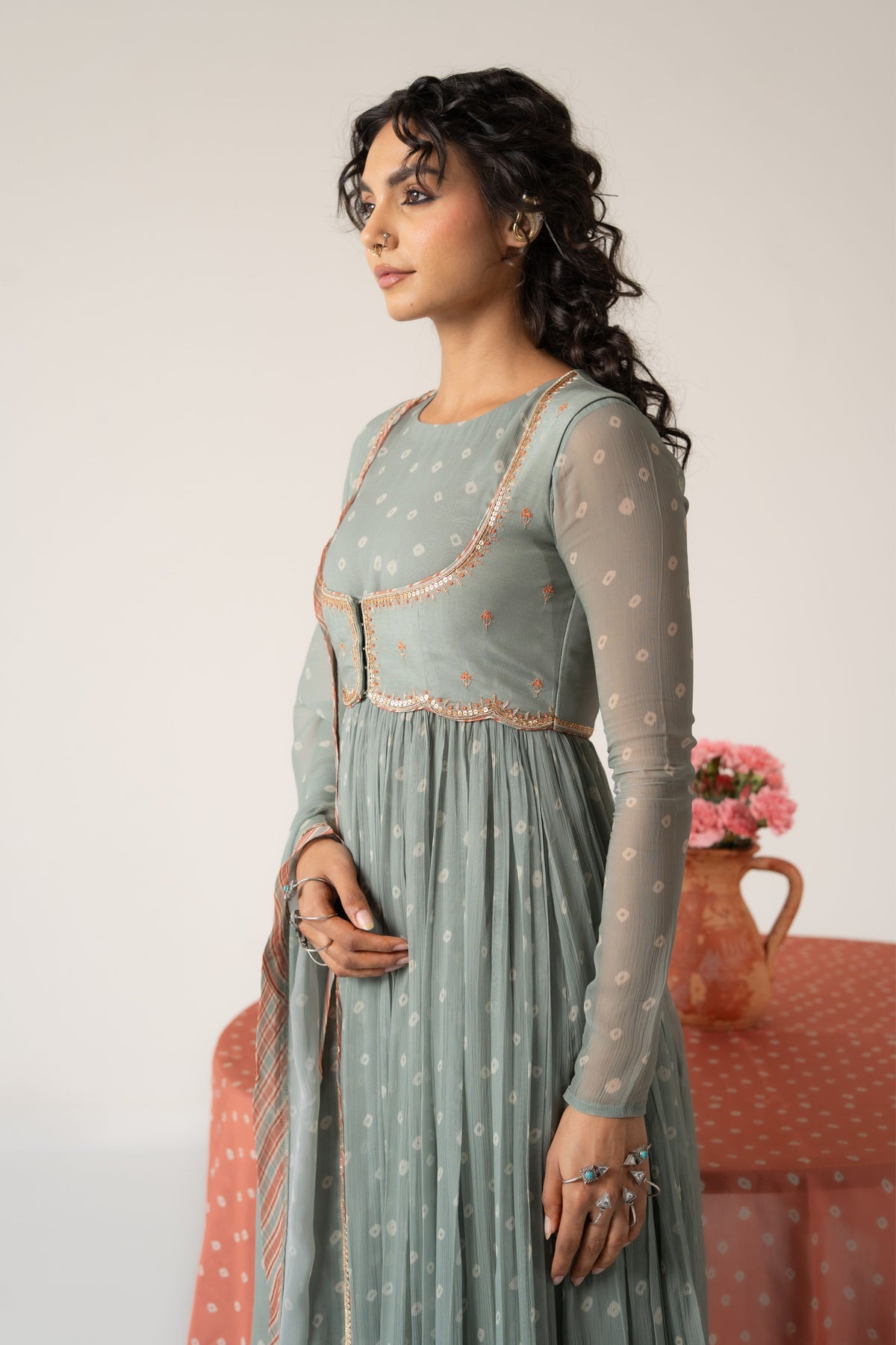 Mohini  Anarkali Set