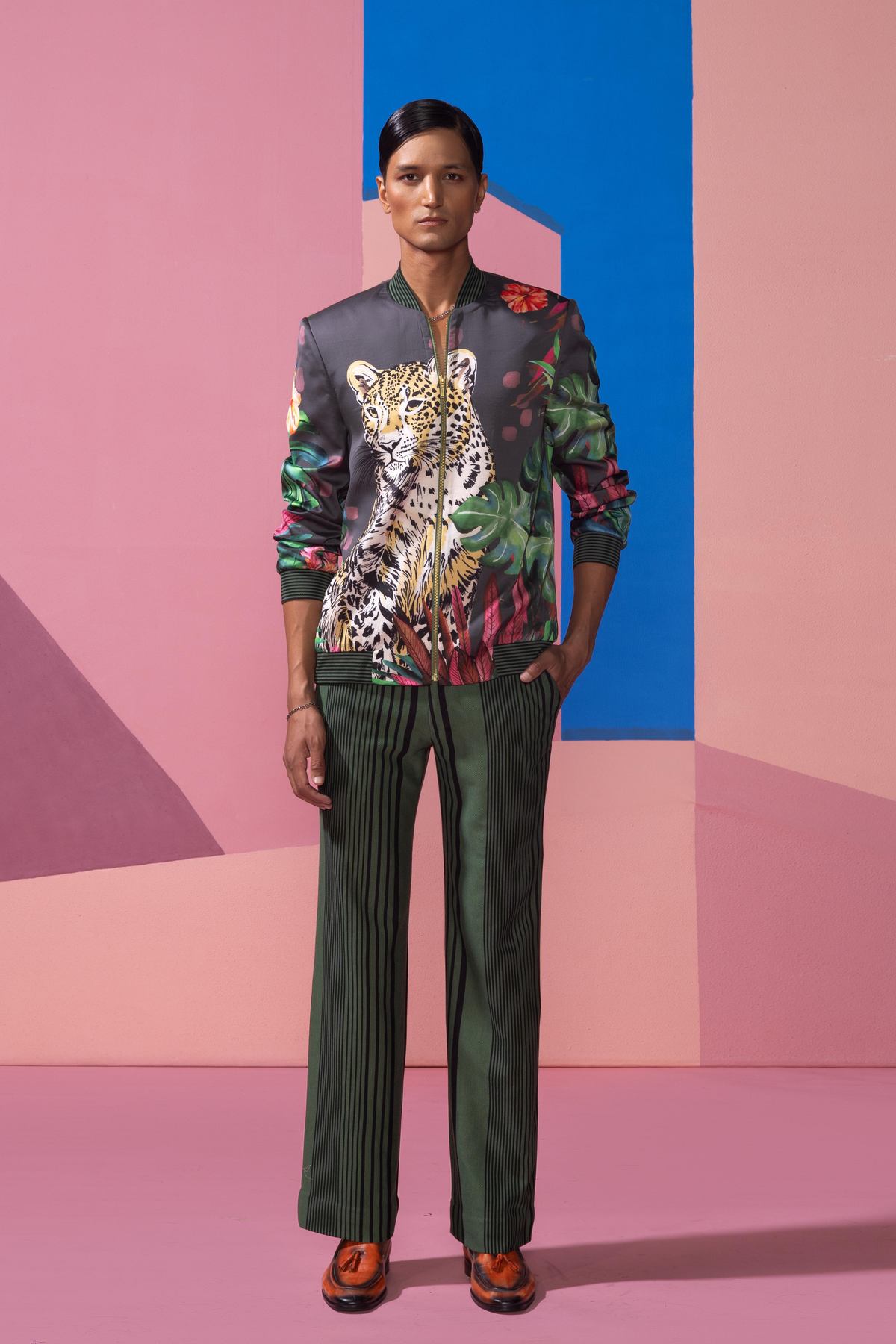 Feral Flora Charcoal Jacket