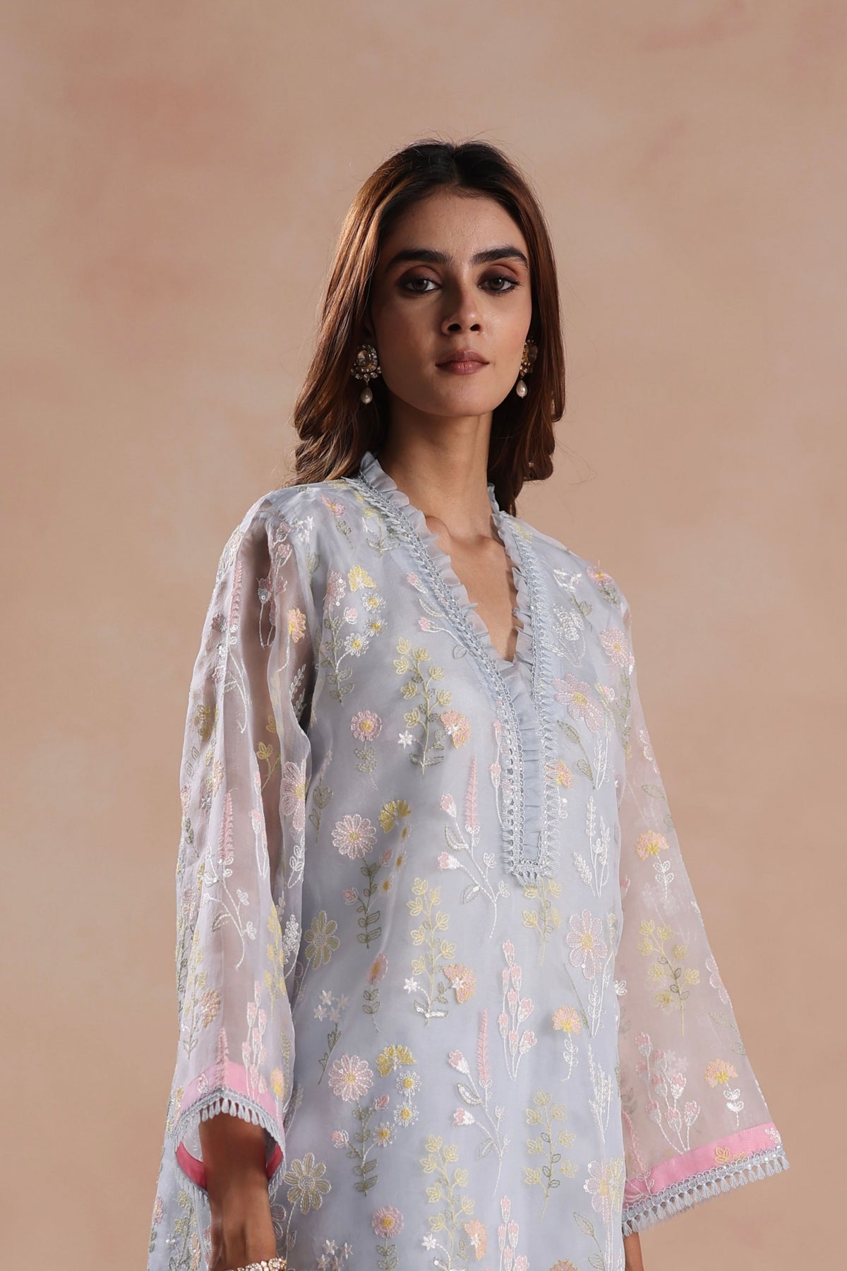 Eraya Pastel Blue Kurta Set