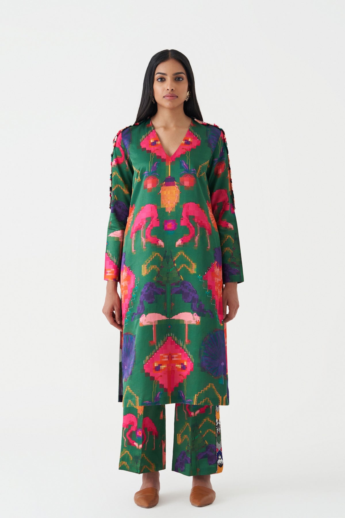 Oaxaca Verde Kurta Pant Set