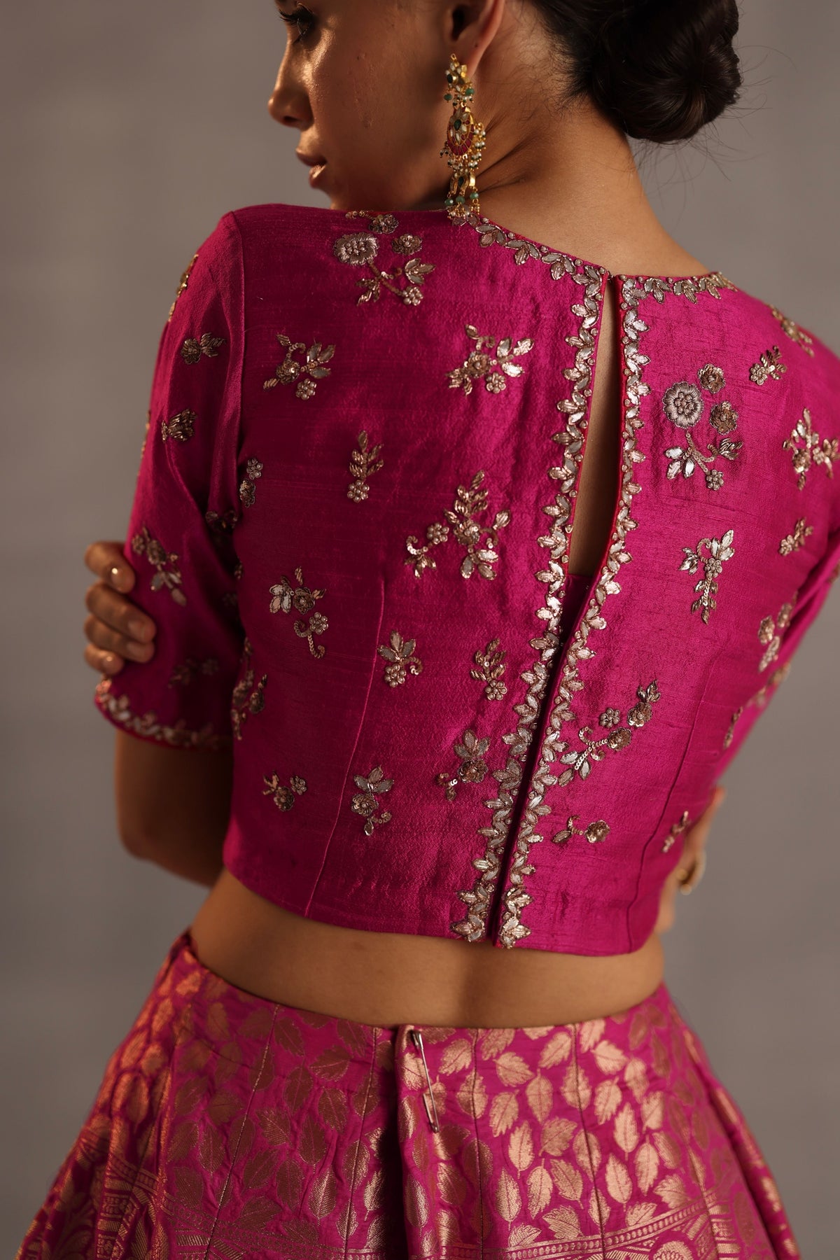Malhar Magenta Lehenga