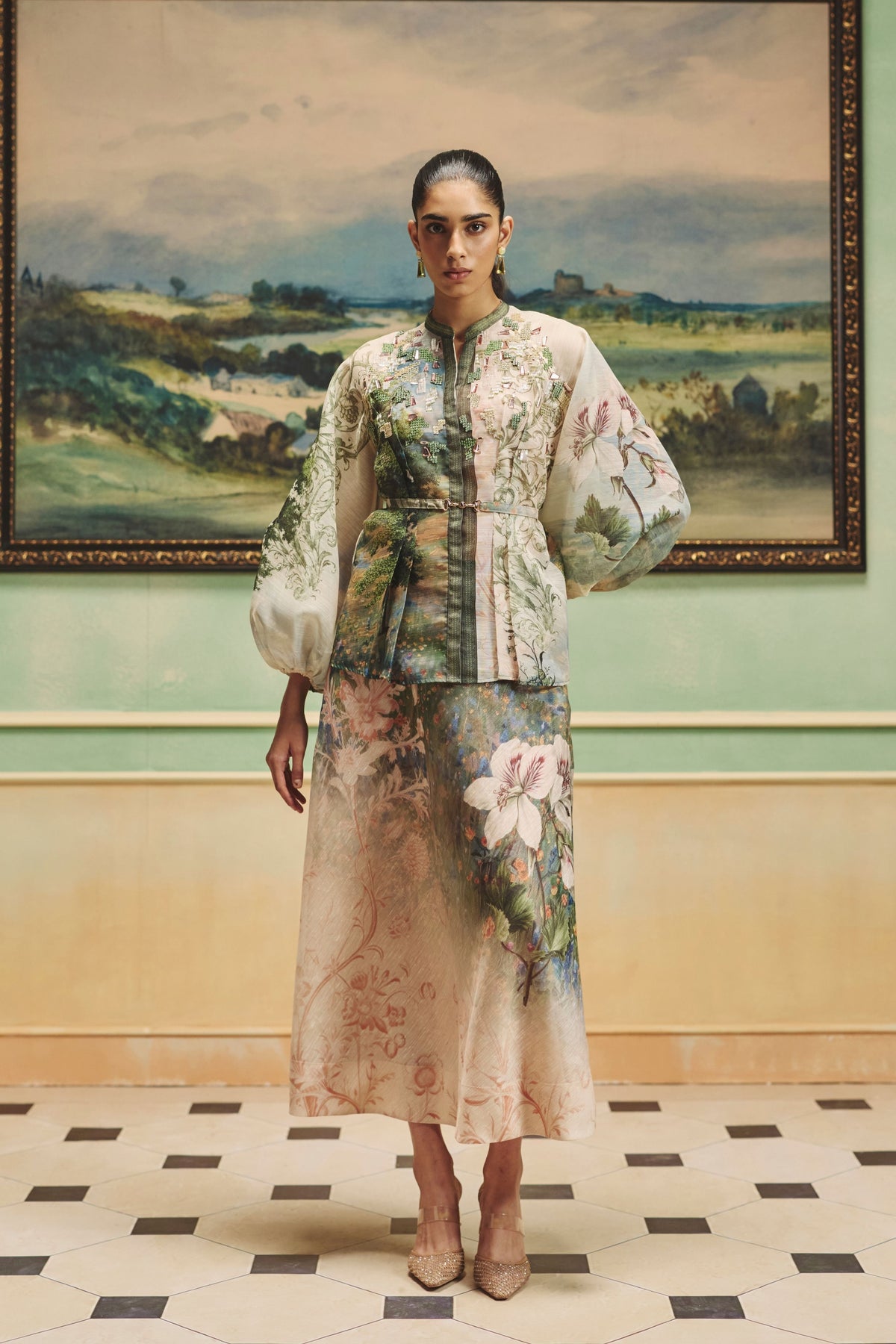 Vienna Linnet Top And Skirt