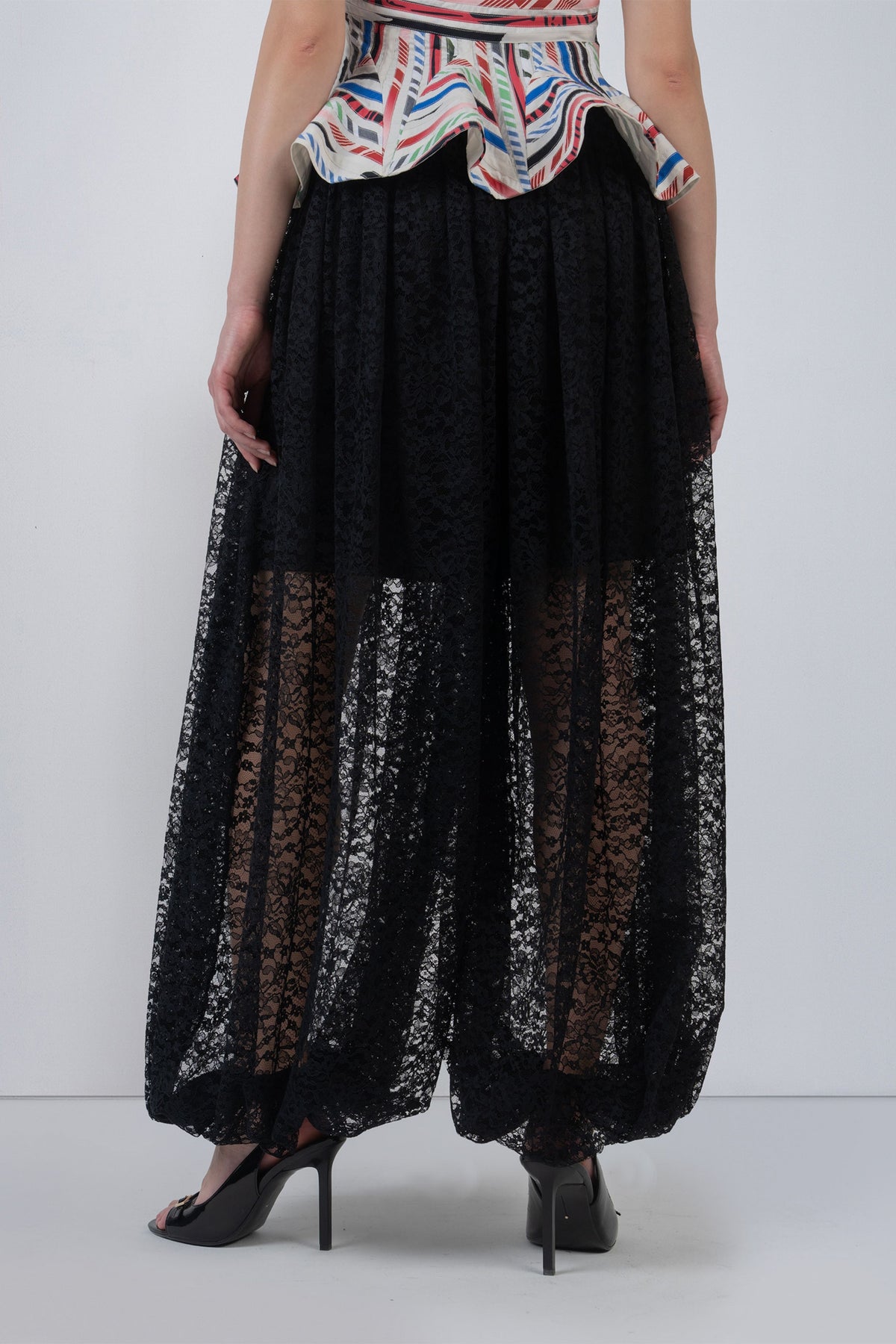 Lace Balloon Pants