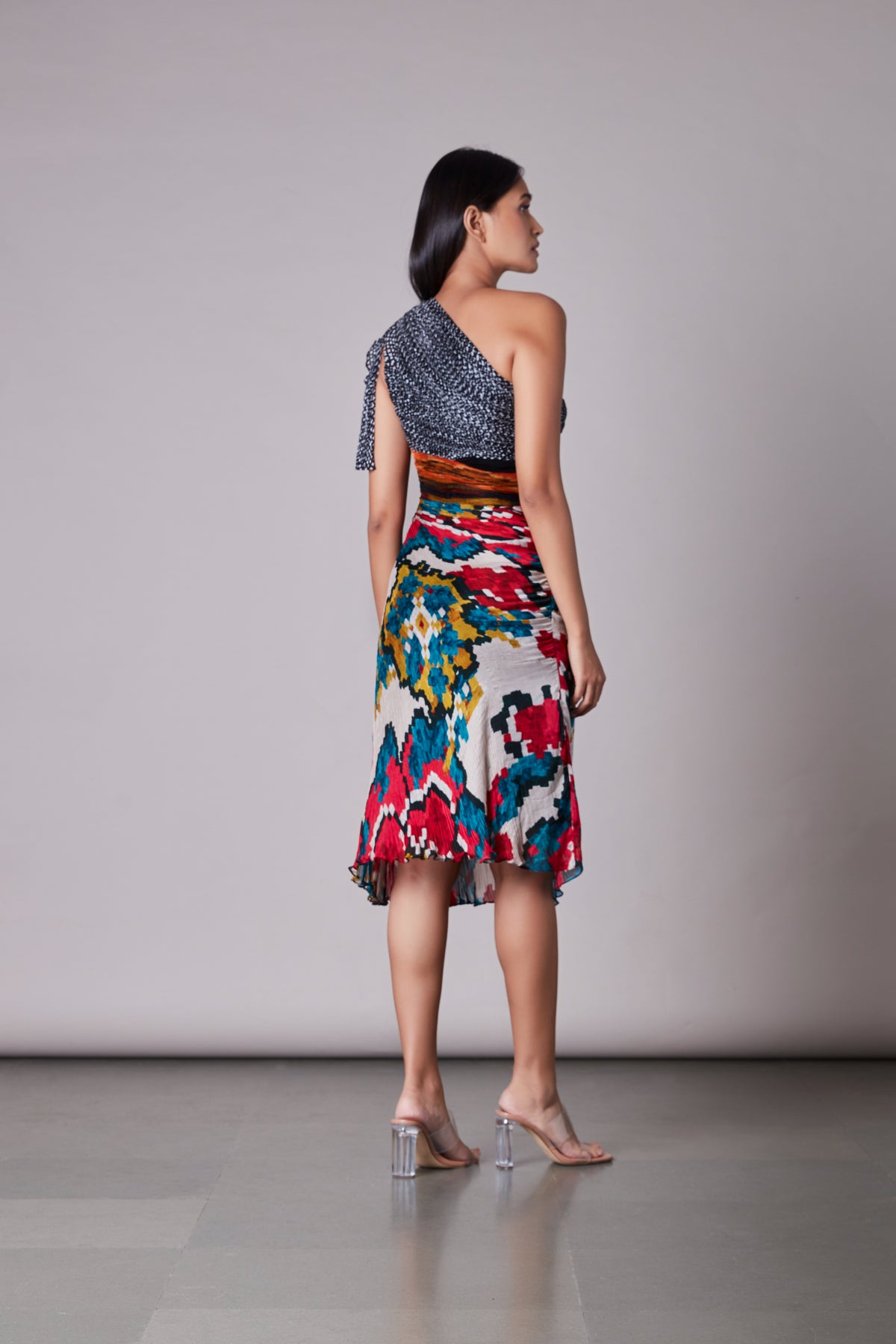 Trio printed dress