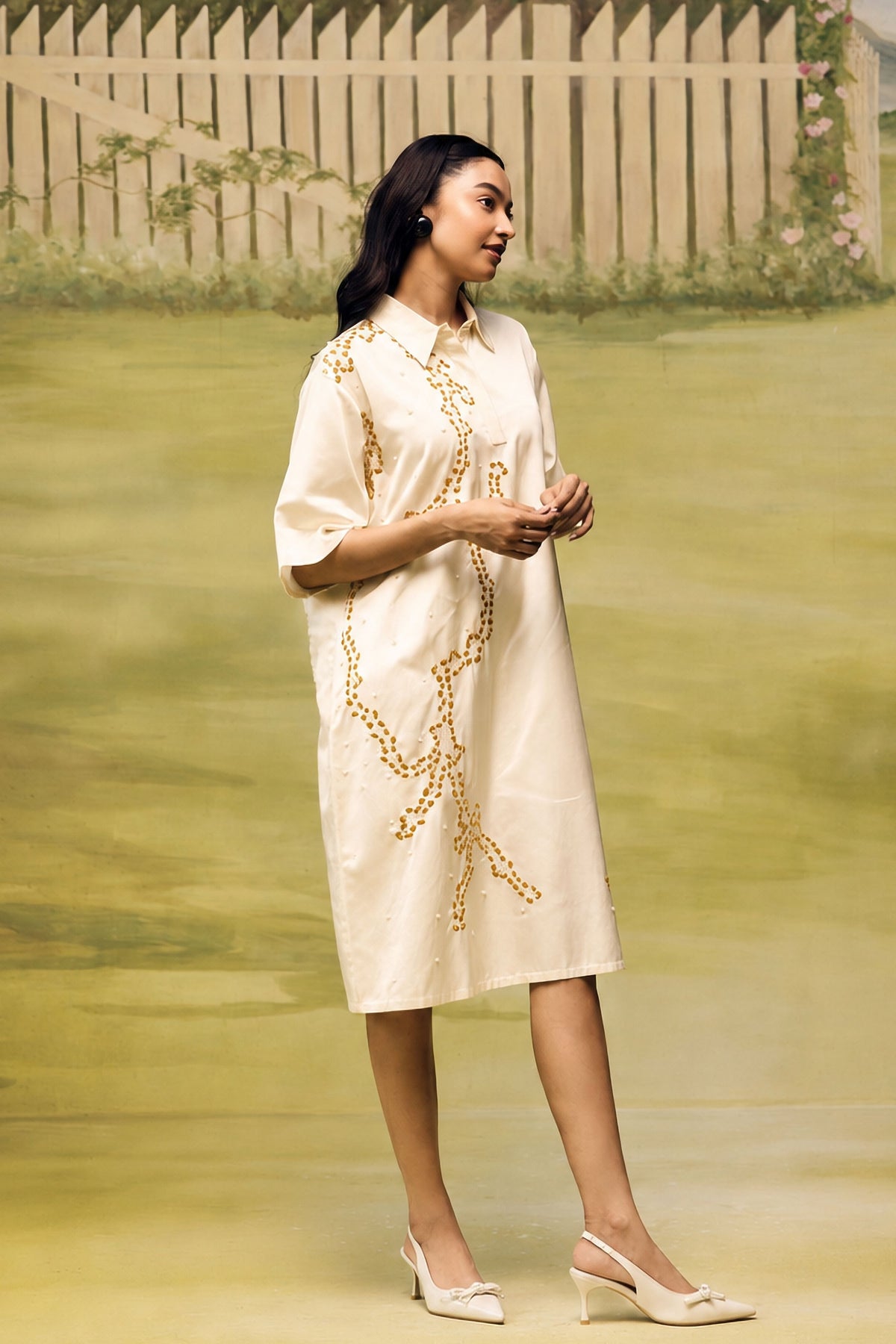 Porcelain Short Dress