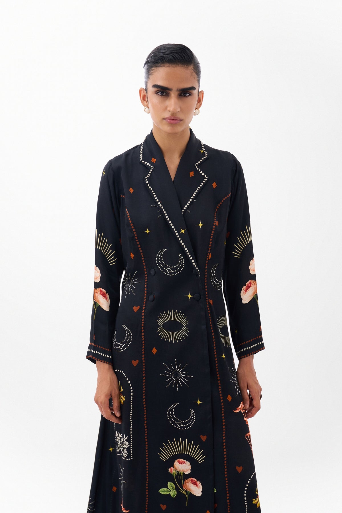 Willow Maxi Postcards Petals Blazer Dress