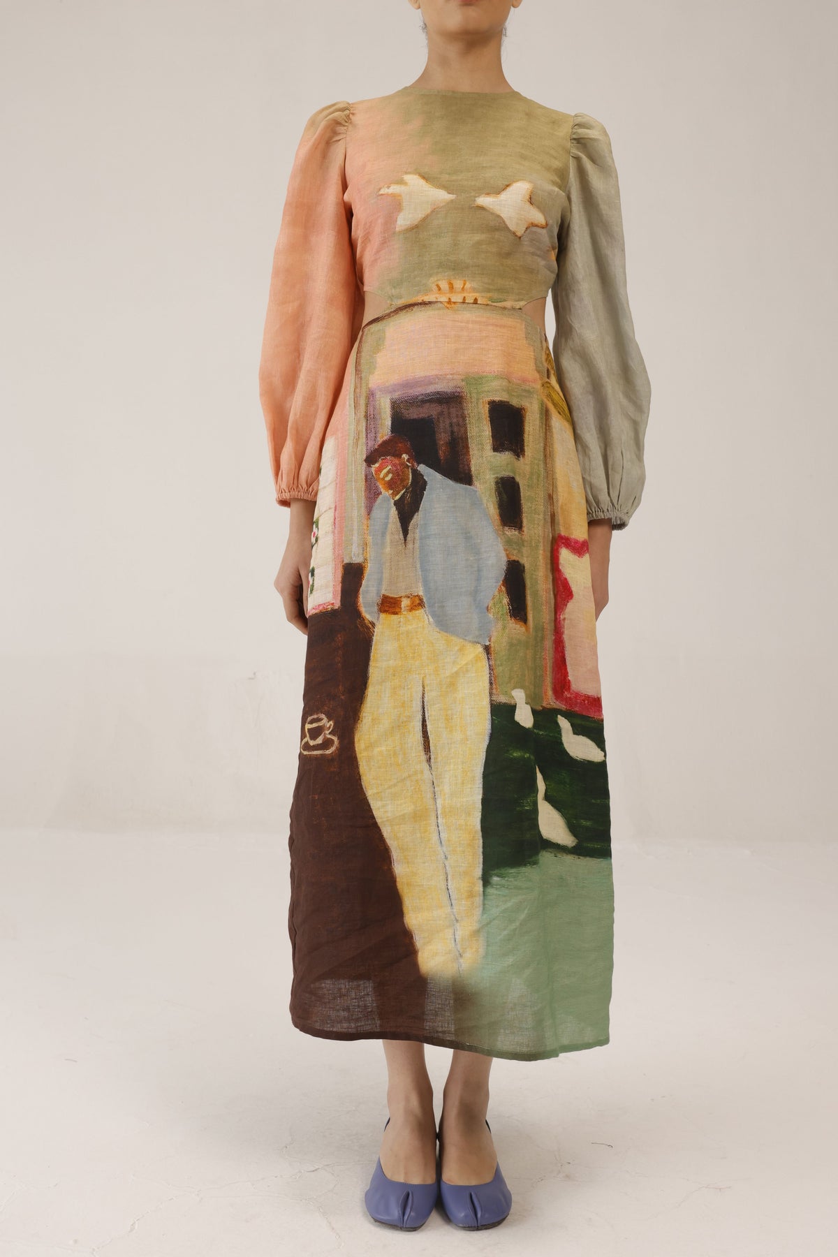 Voluminous Euro Long Dress
