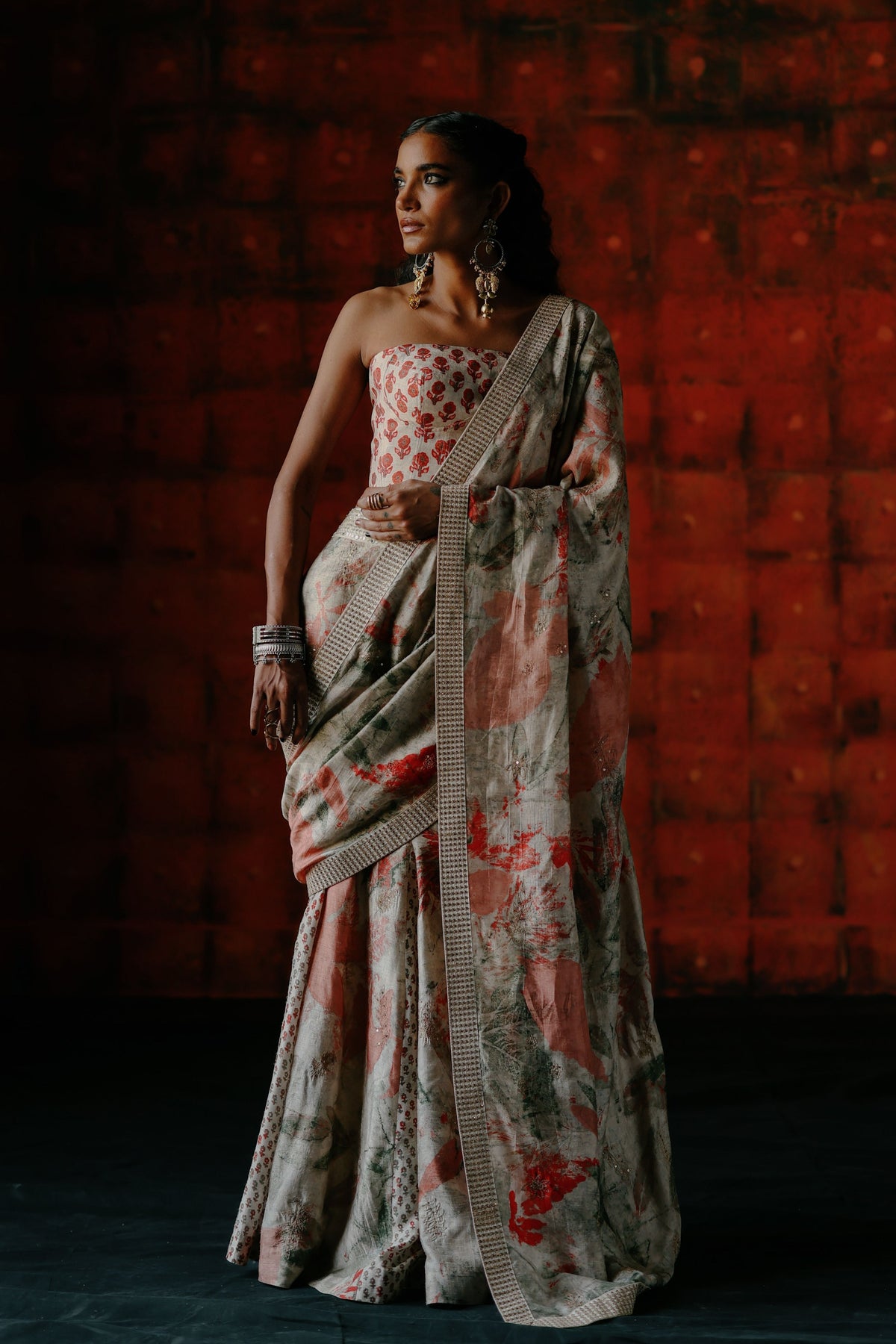 Pearl Pre Draped Saree