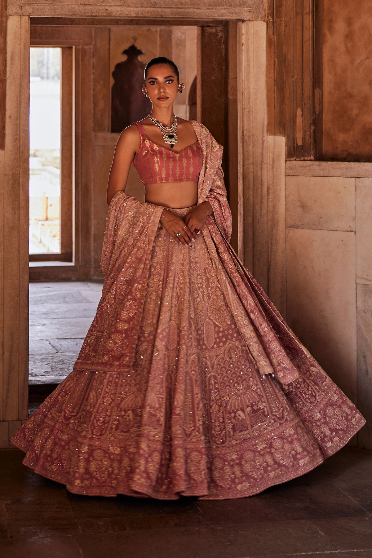 Nazm Lehenga Set