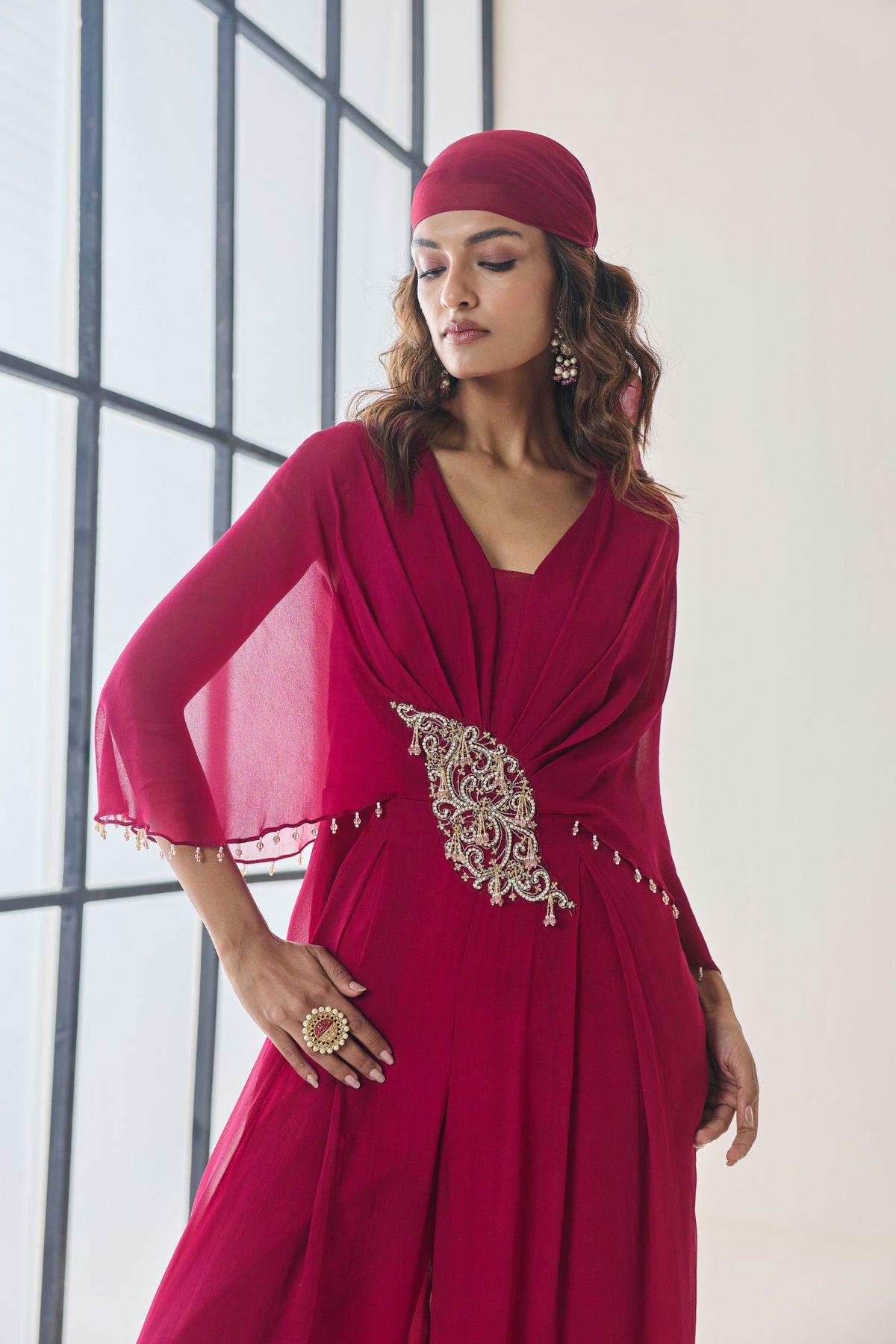 Daphne Pleated Jumpsuit