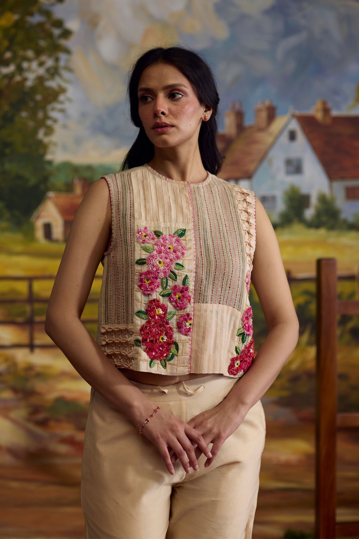 Sorbet Floral Waist Coat