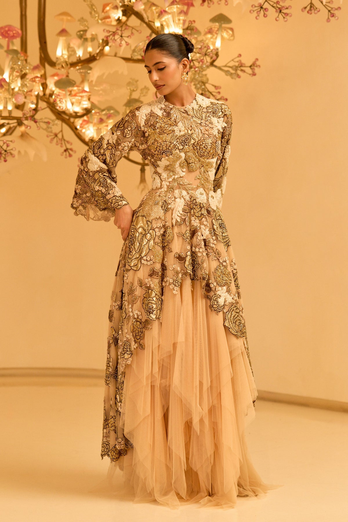Gilded Skirt Set