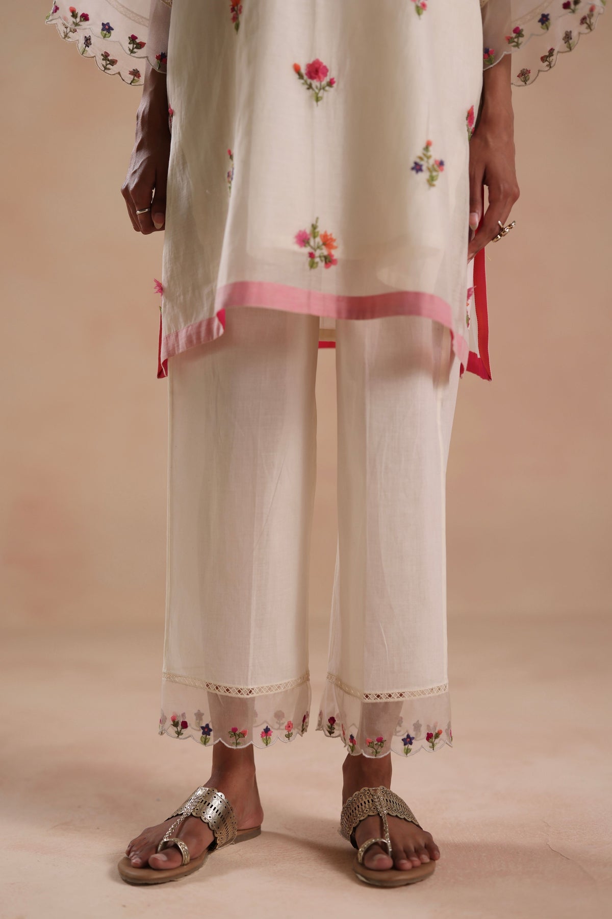 Raina Ivory Tunic Set