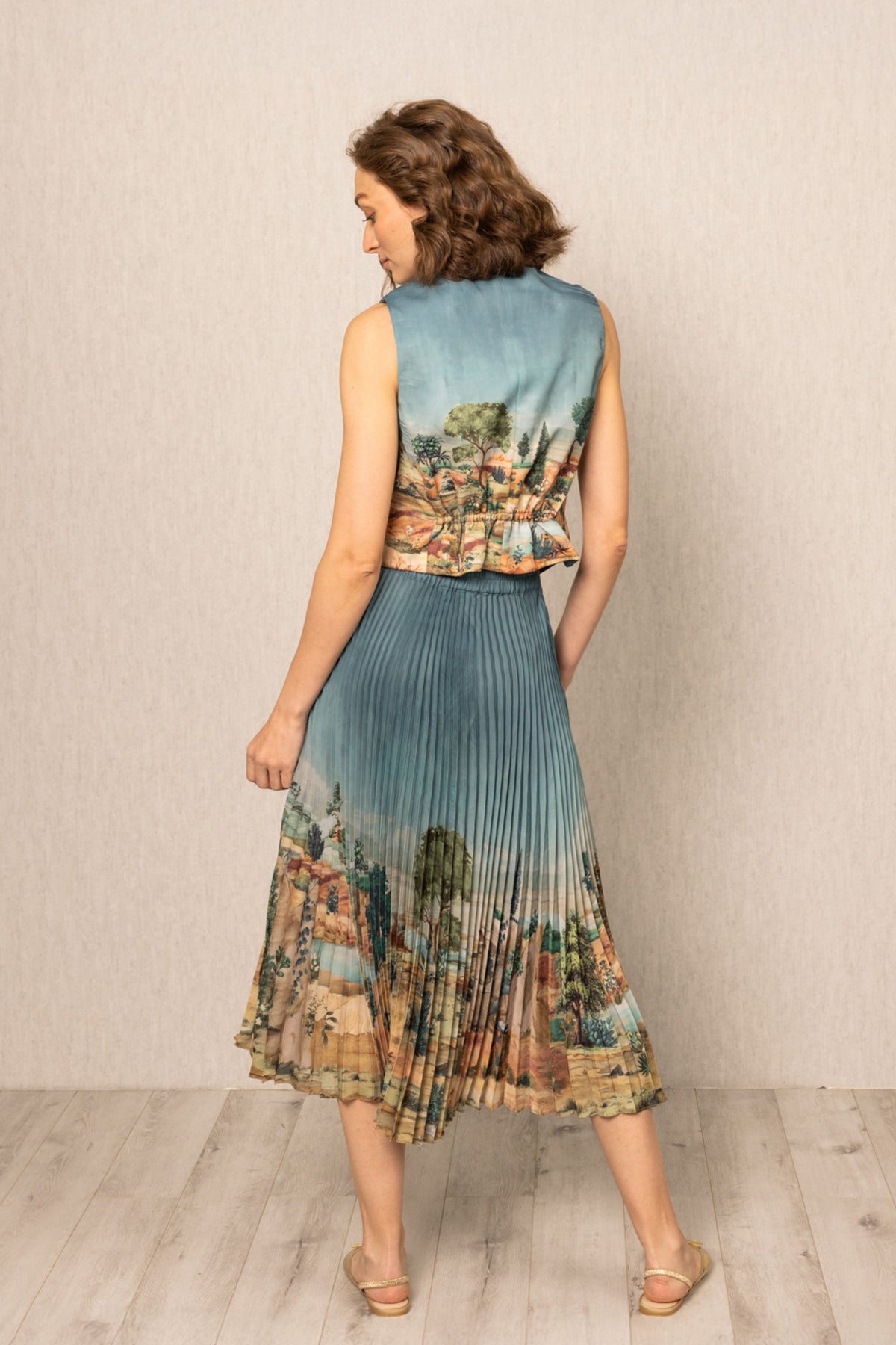 Lyon Pleated Skirt