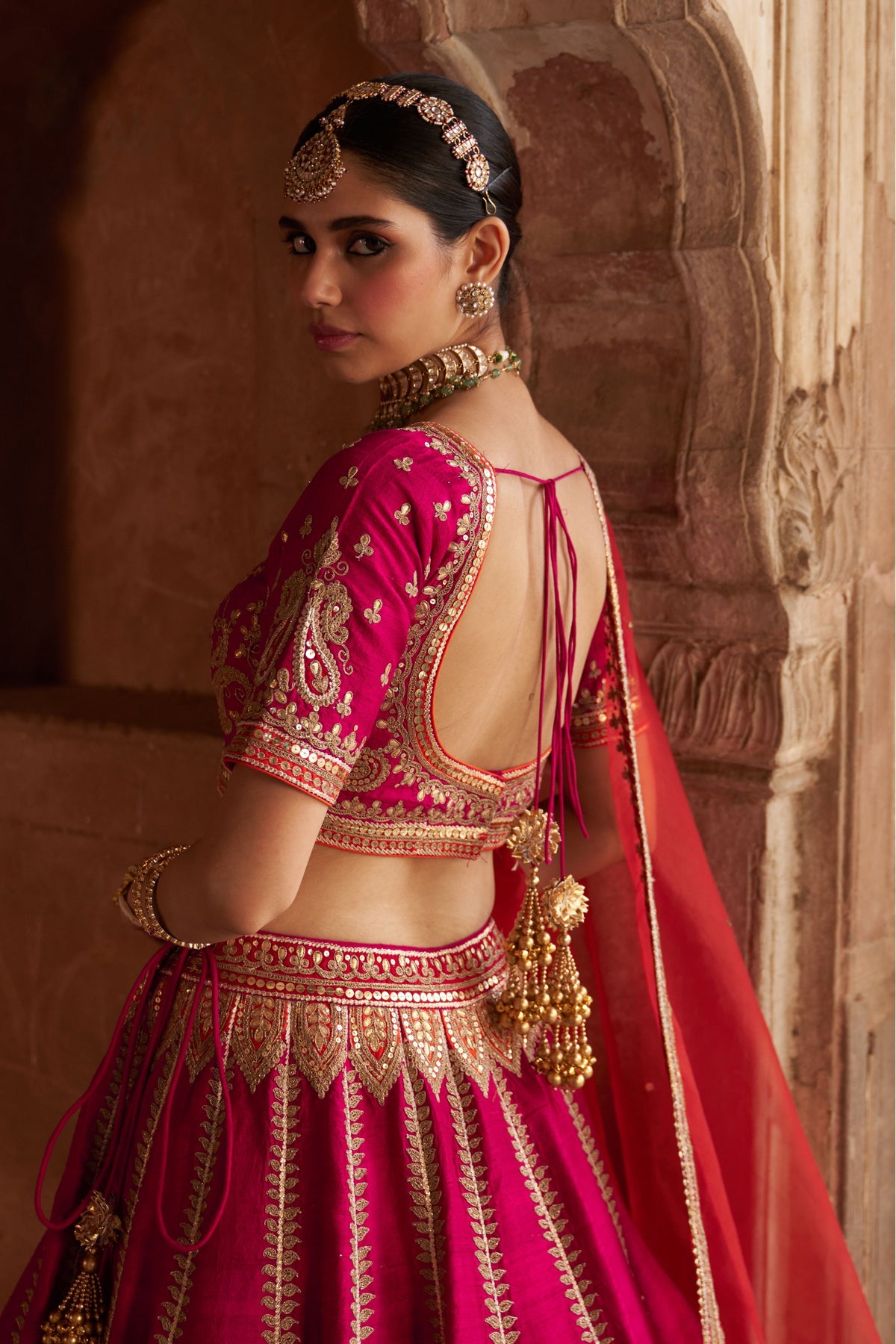 Amara Pink Lehenga Set