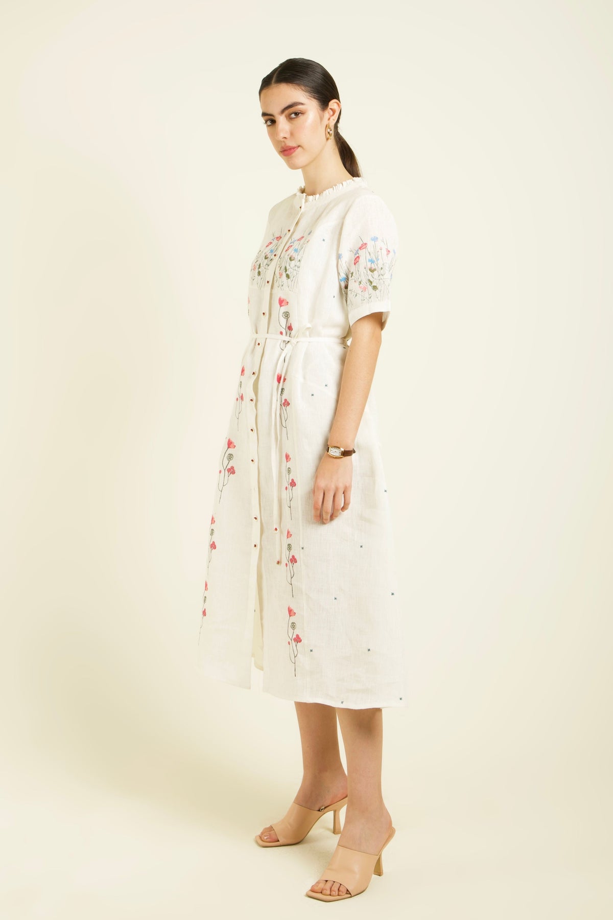 Ivory A-line Dress