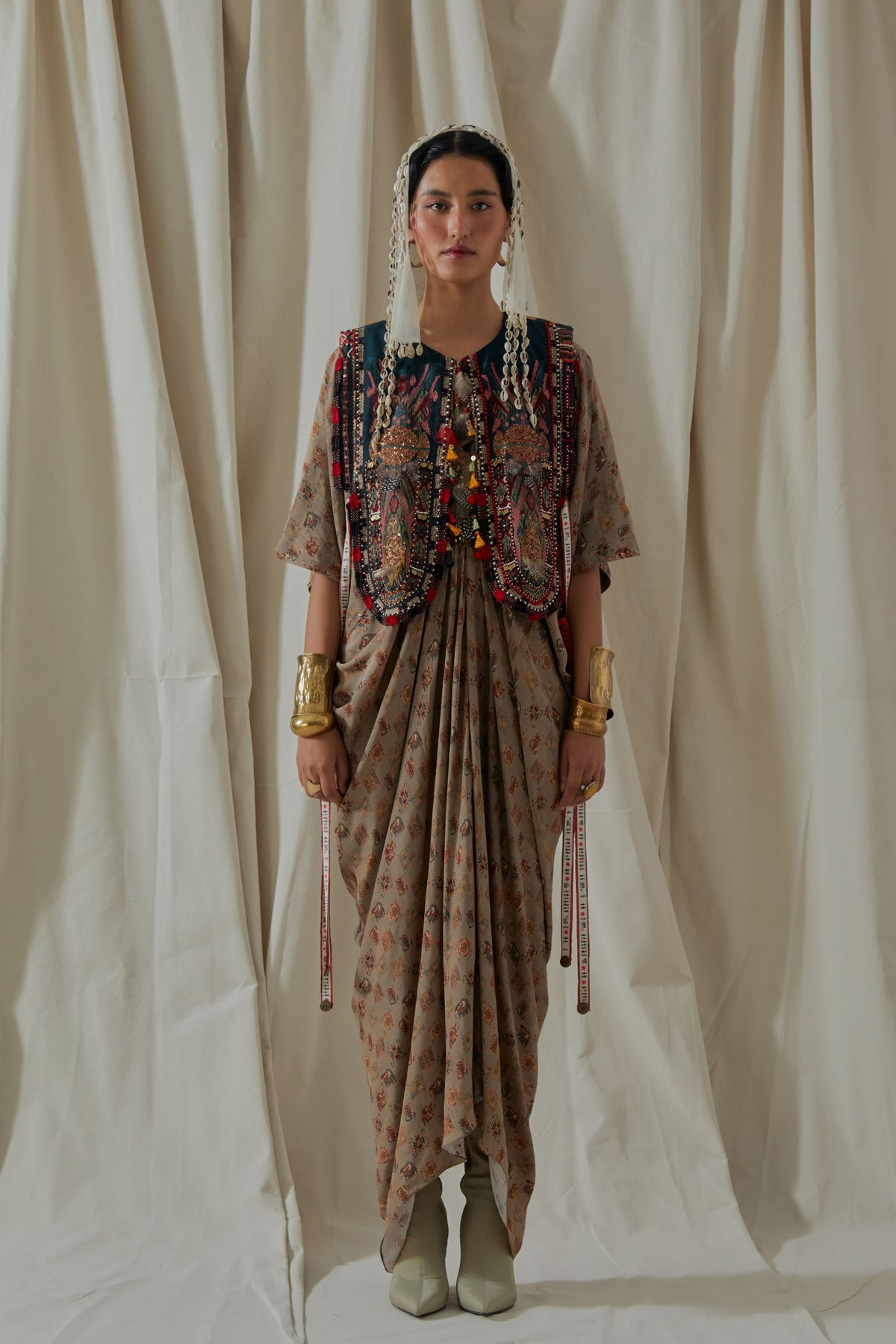 Zuri Gilet With Kaftan