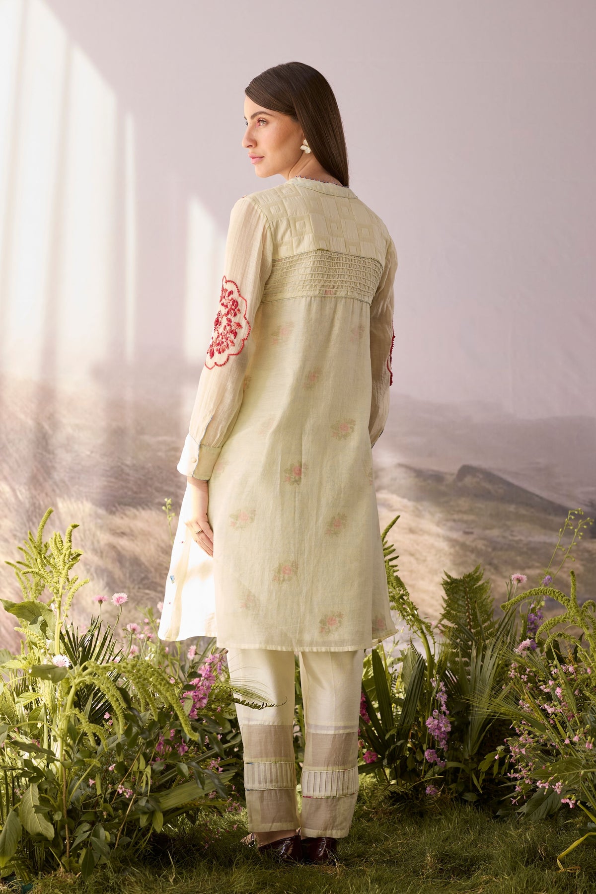 Moonlight Beaded Kurta