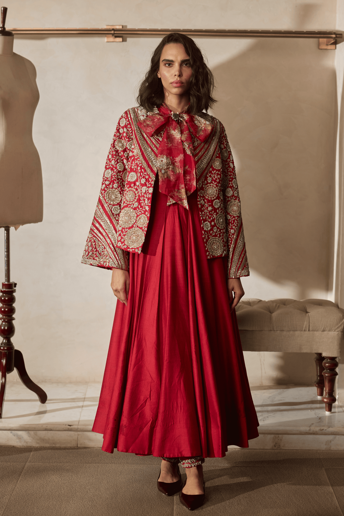 Petra Jacket Anarkali Set