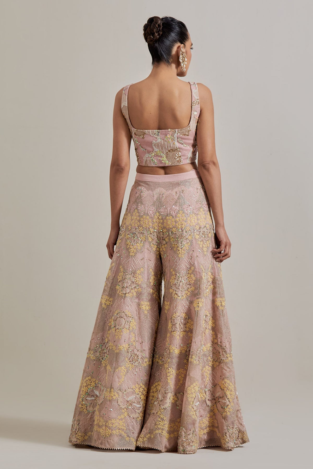 Glimmer Cape Sharara Set