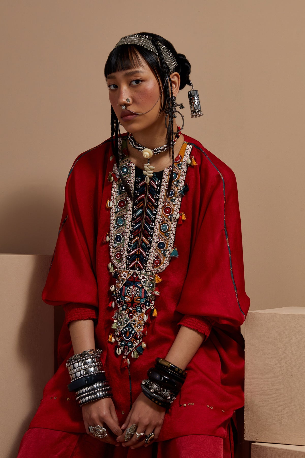 Kuru Trapeze Kurta Set