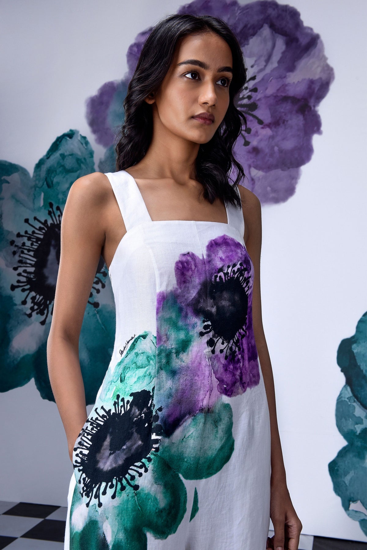 Anemone Flower Dungaree White Coral