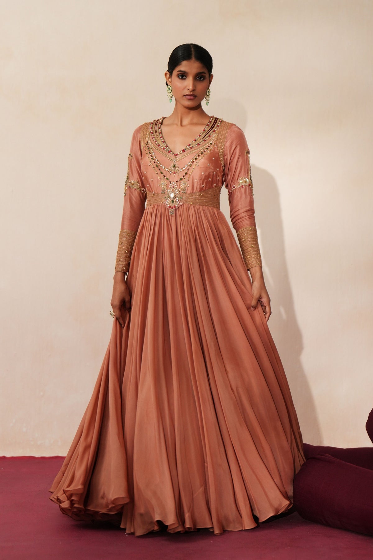 Chandbali Anarkali Set