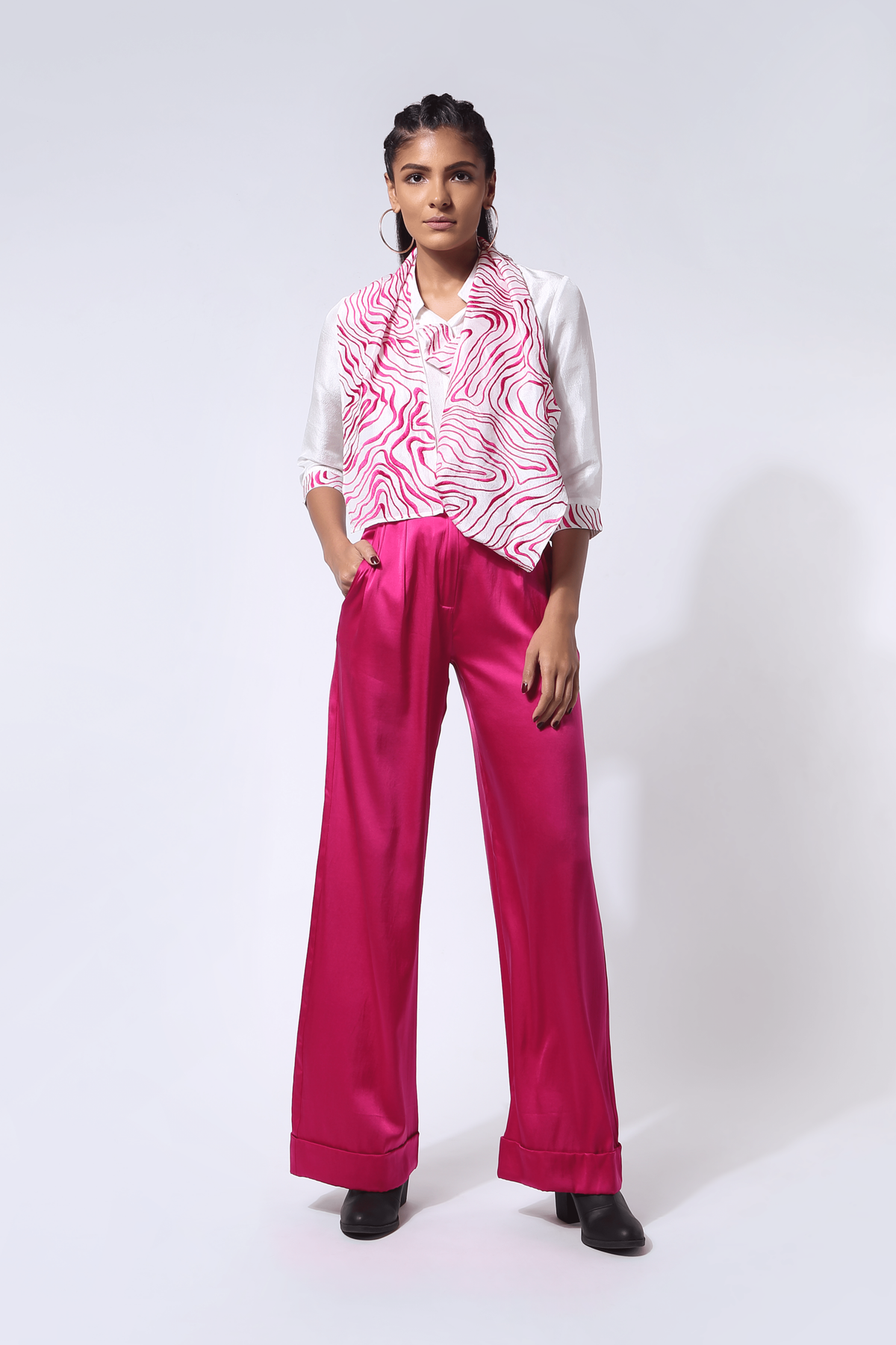 Flora Scarf Shirt