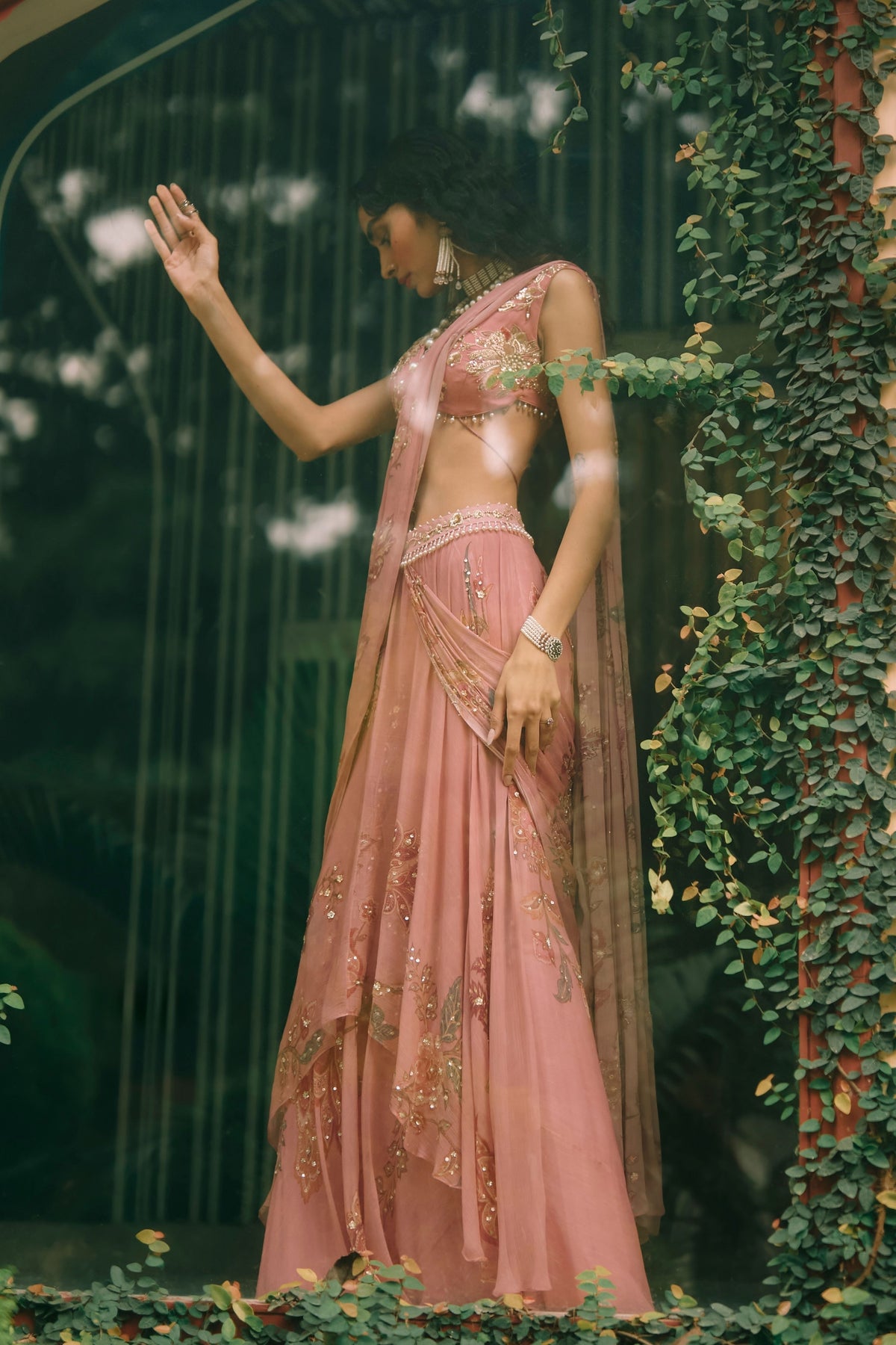 Reverie Draped Saree Set