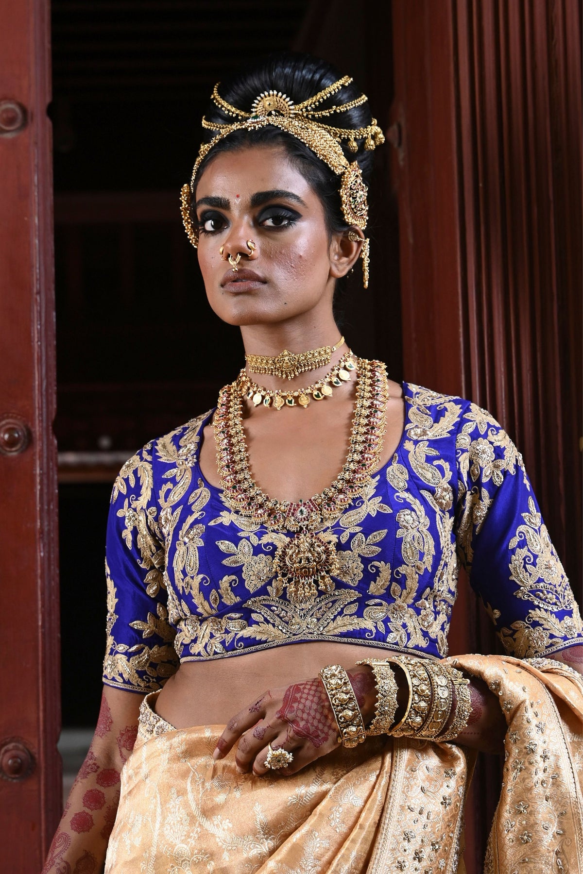 Meenakshi Purple Blouse