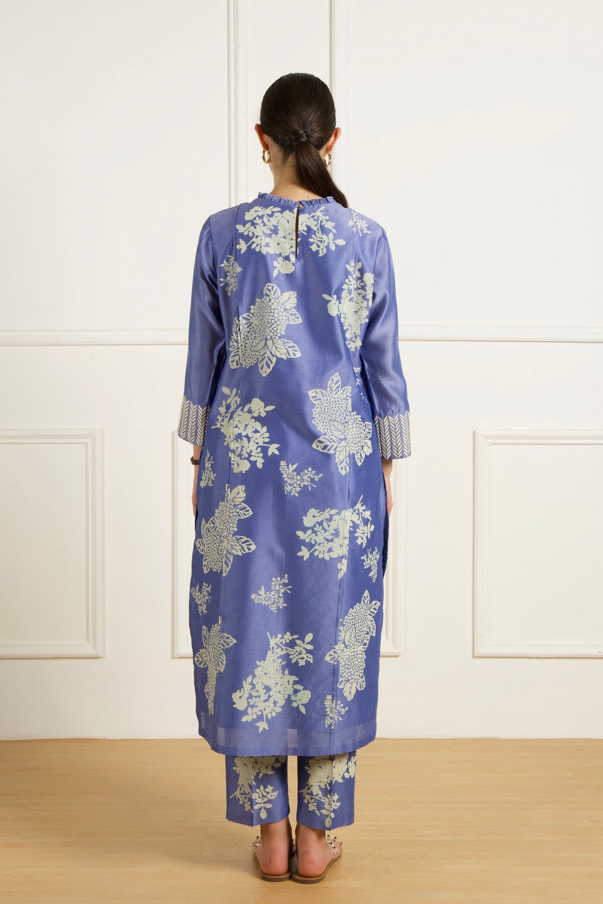 Twilight Front Pleats Tunic With Pants