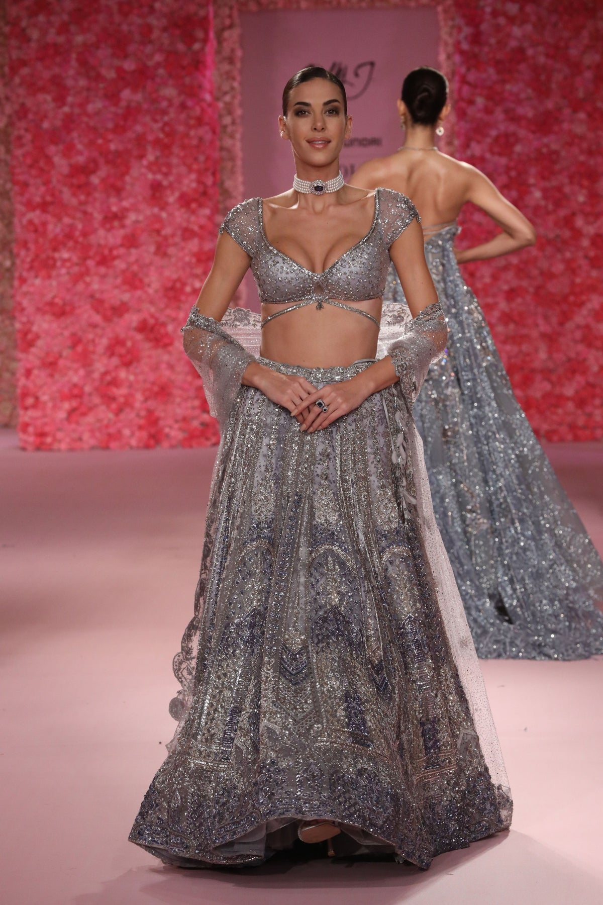 Sabine Lilac Lehenga Set