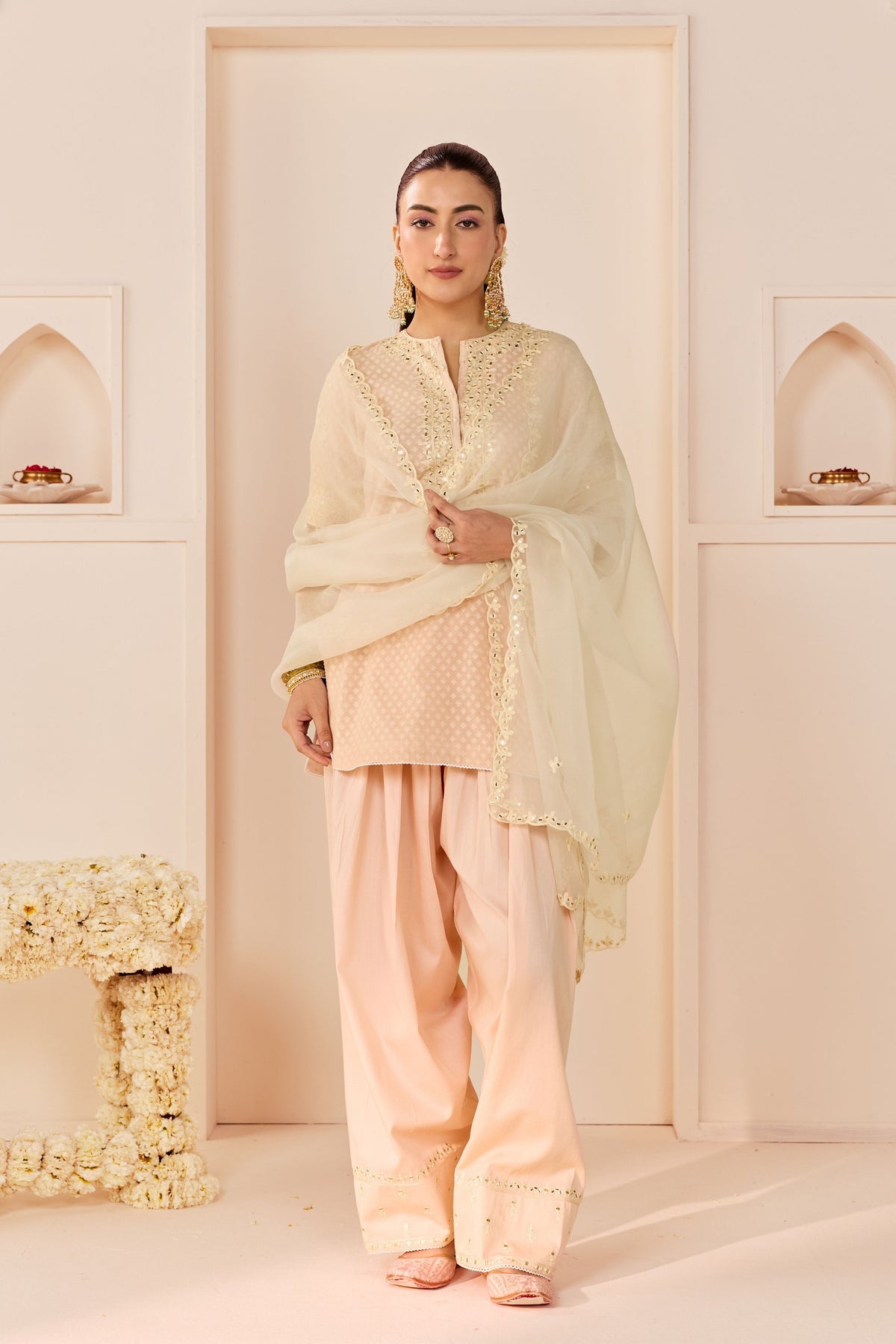 Anaisha Carnation Pink Short Kurta Set