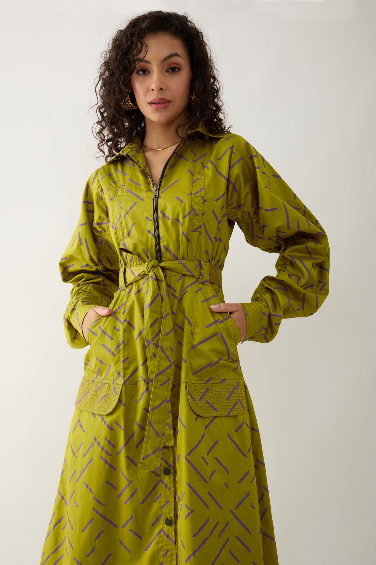Anika Leaf Dress