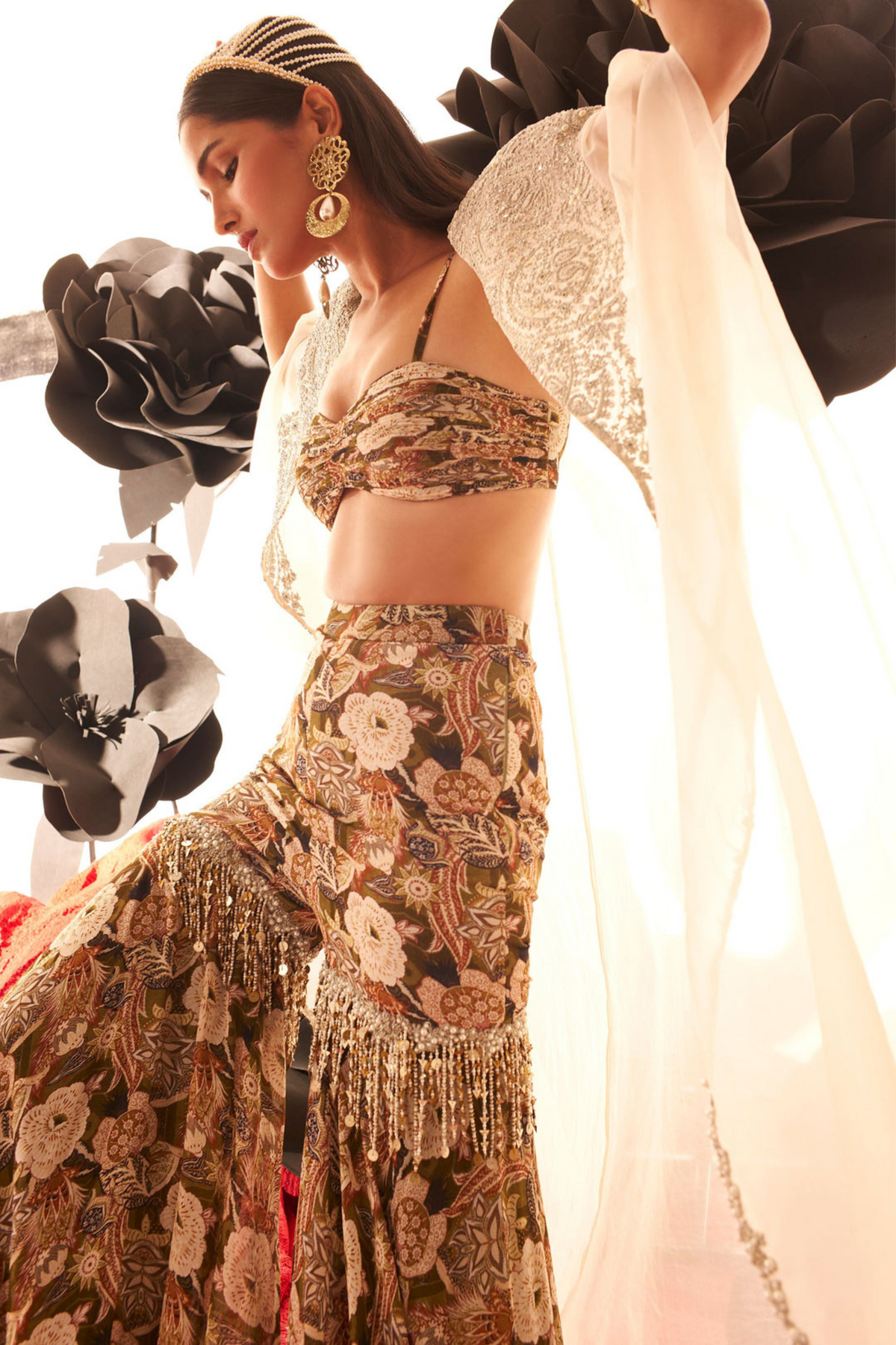 Abstract Floral Garara Set