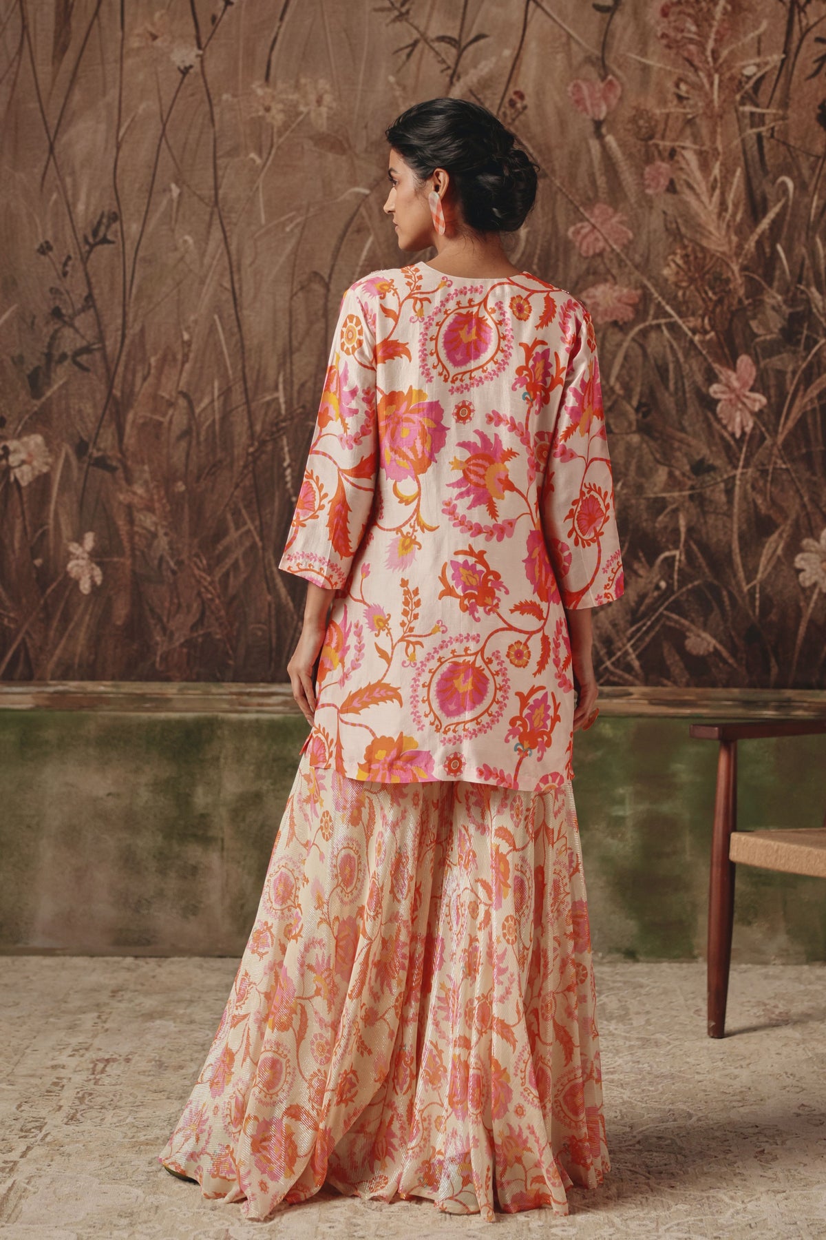 Wandering Petal Sharara Set