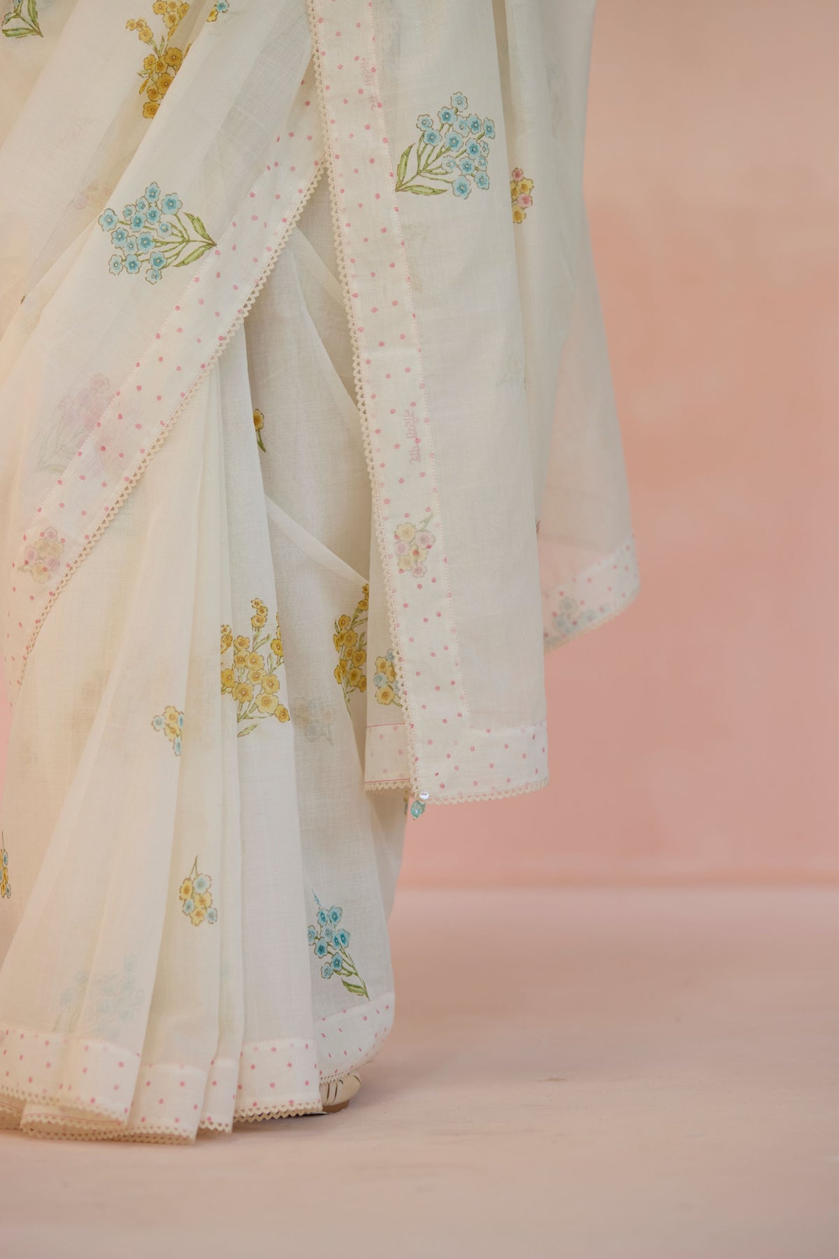 Ditsy Cotton Saree