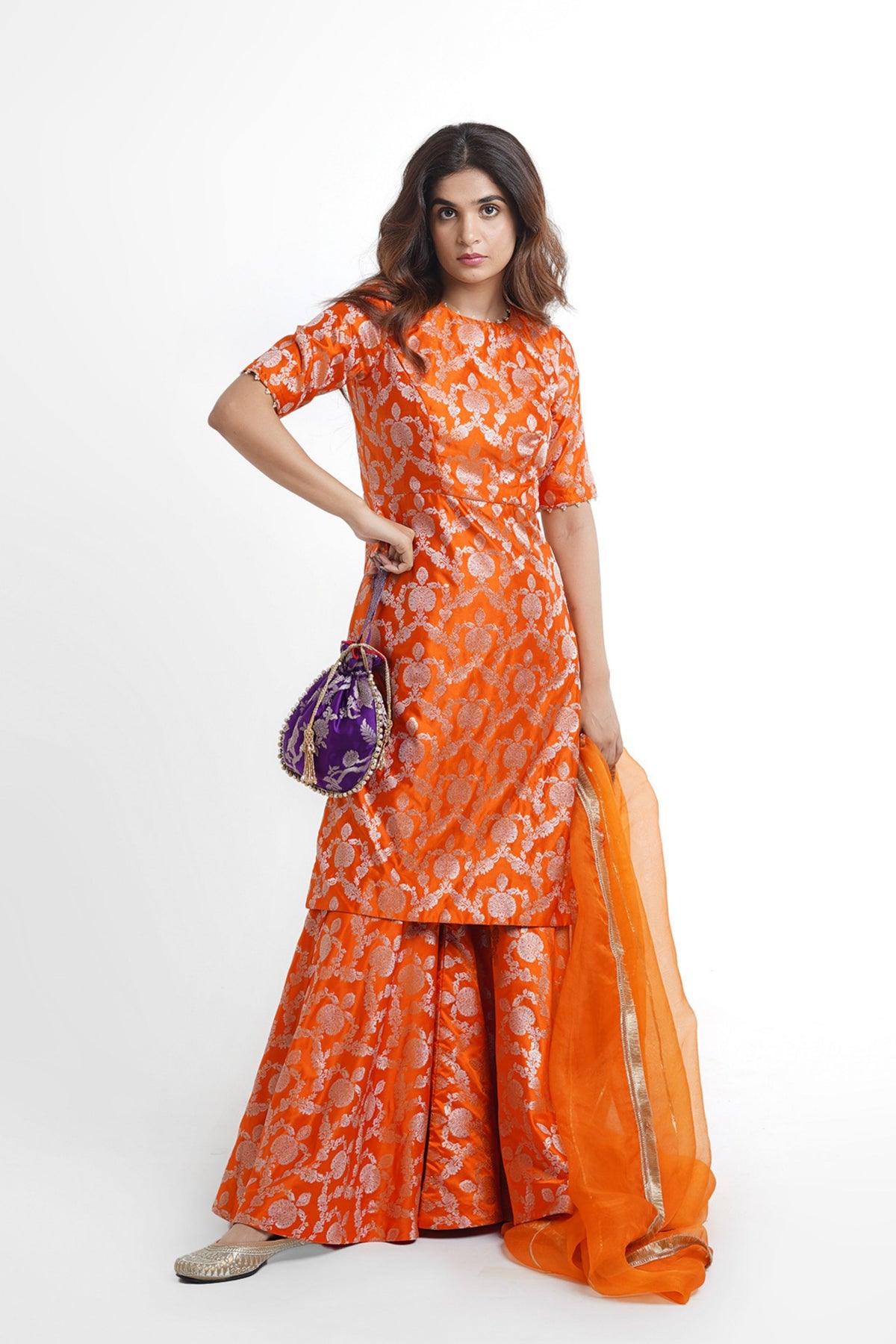 Marigold Sharara Set