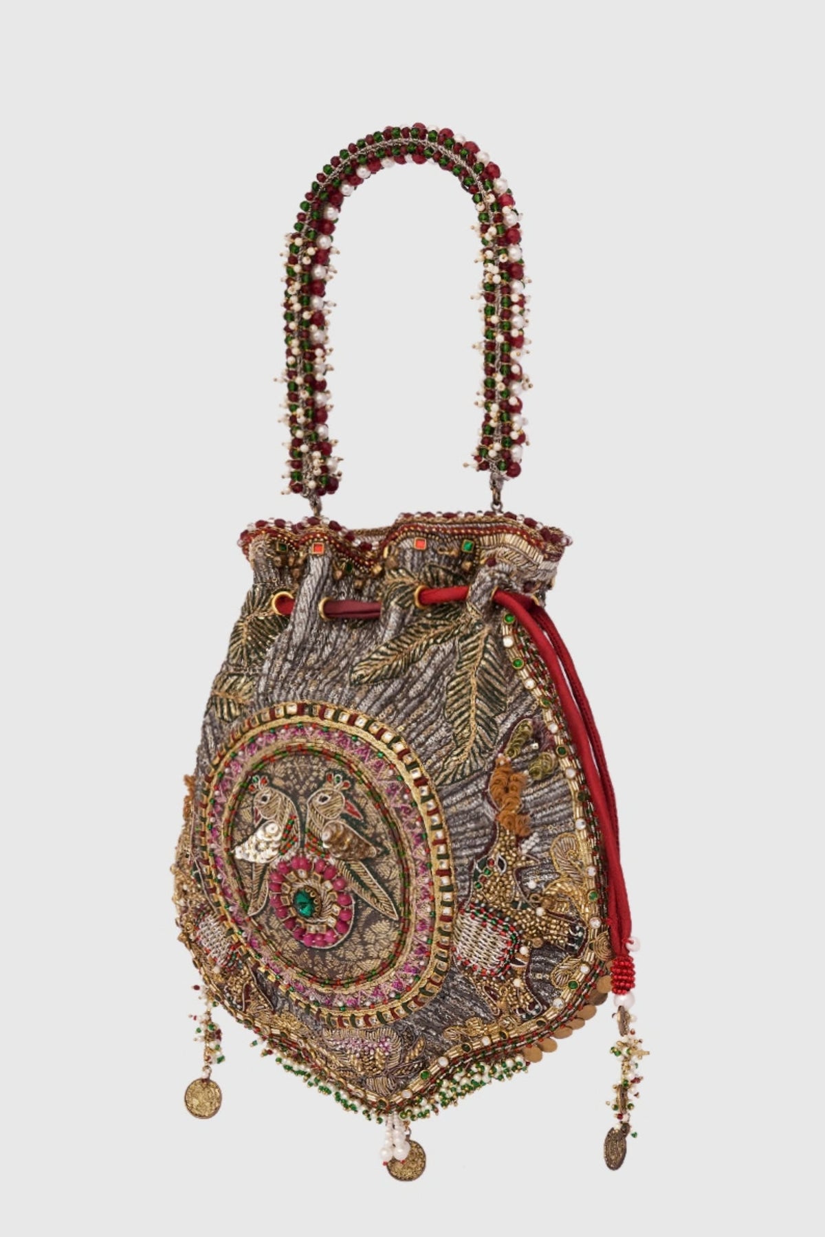 Kamla Silver  Potli