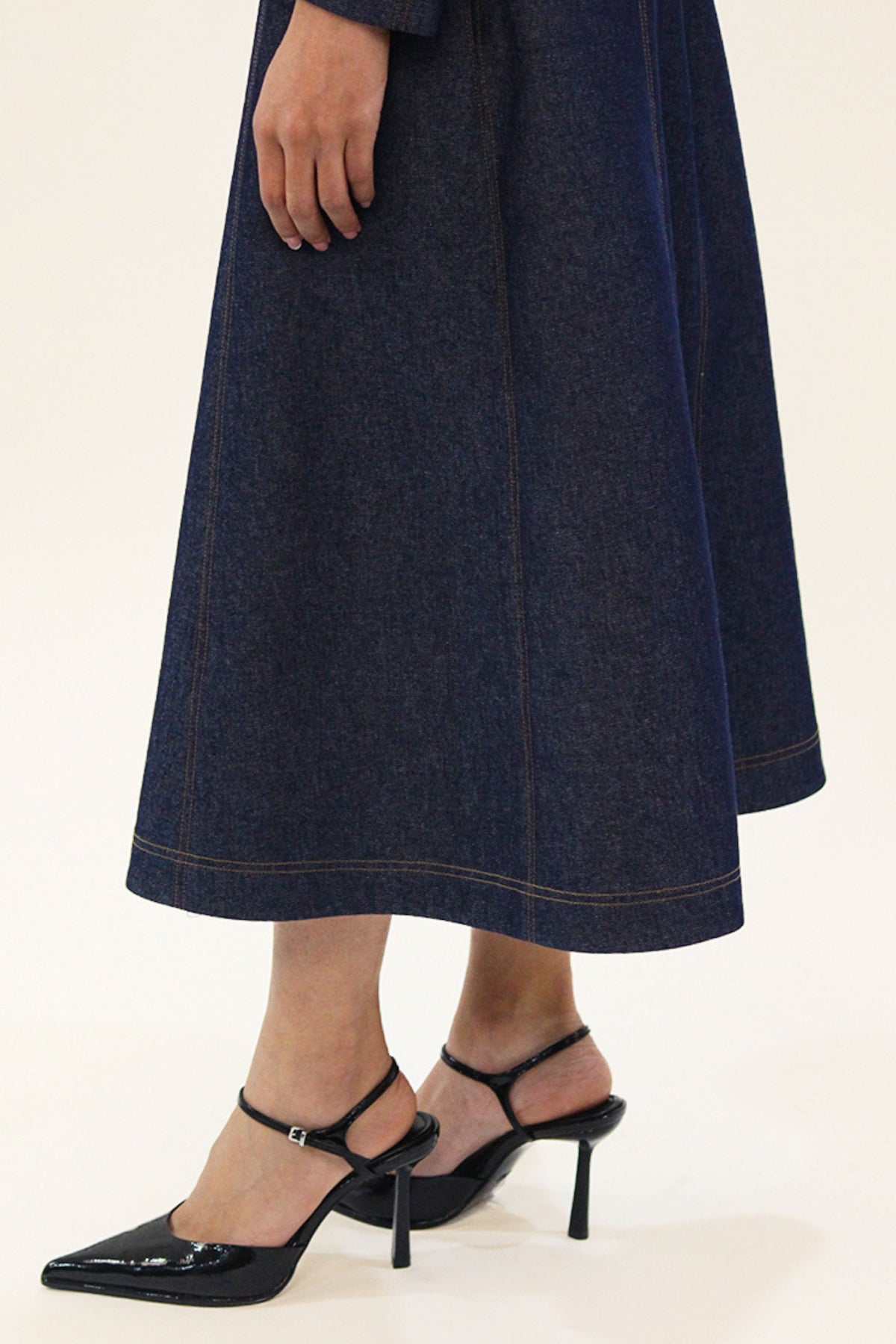 Denim Zip Dress