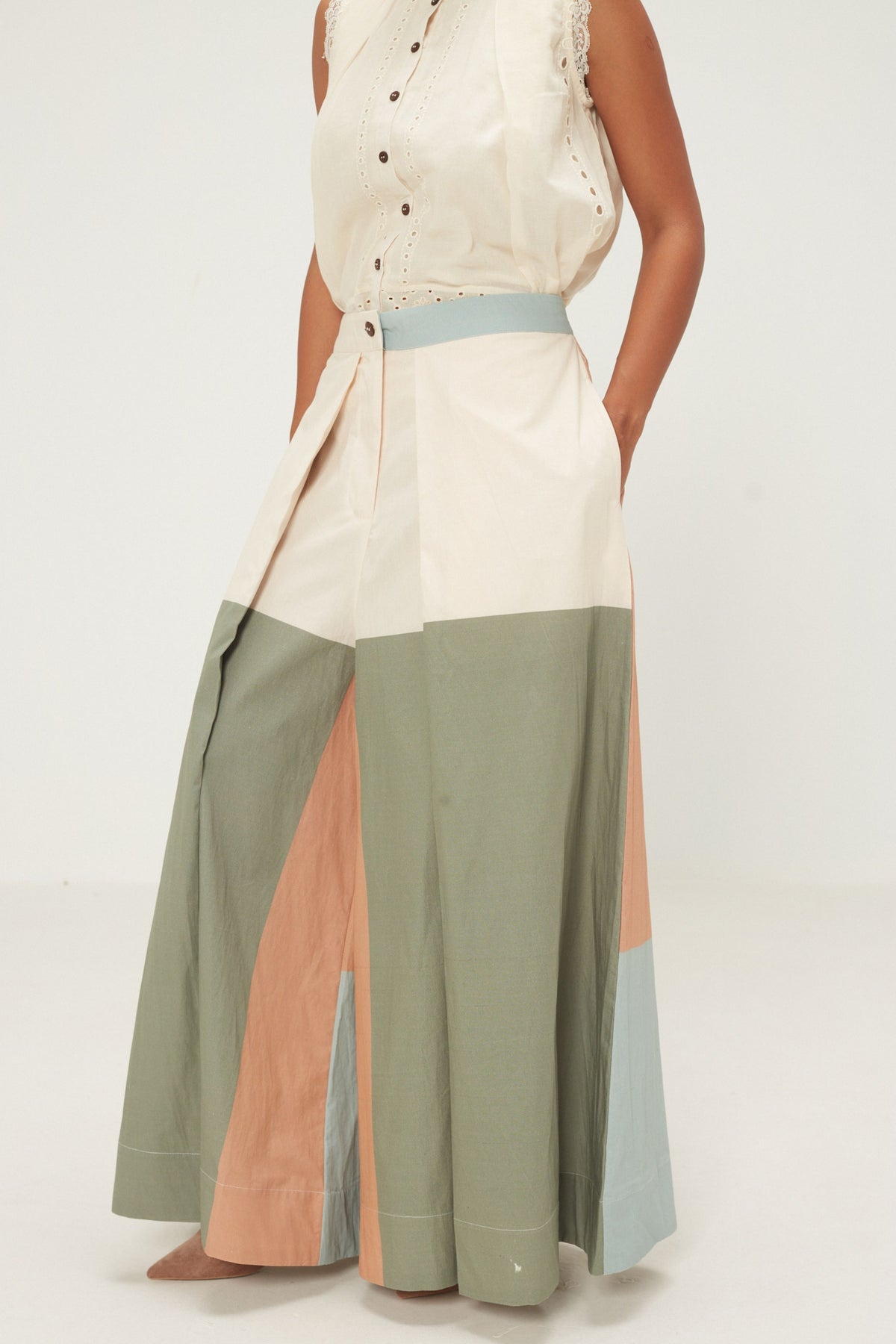 Teal Dune Pants