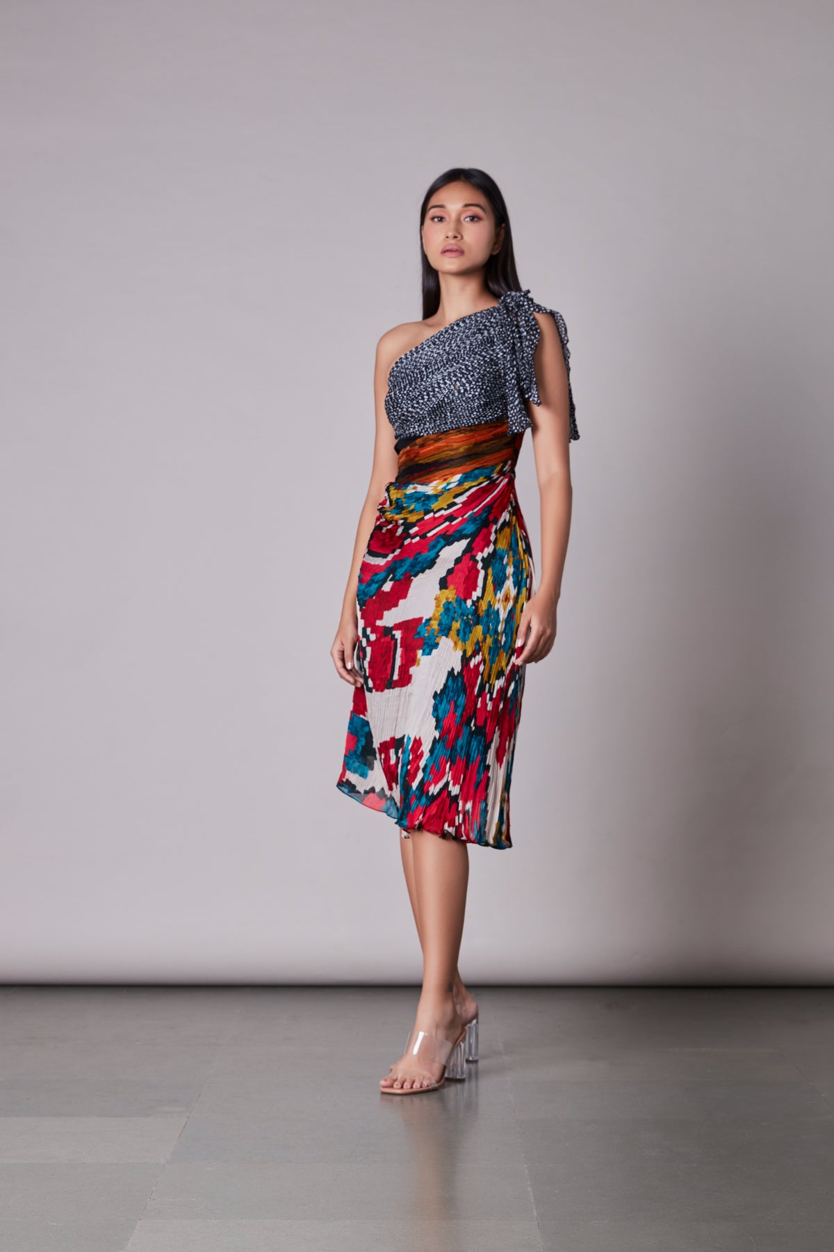 Trio printed dress