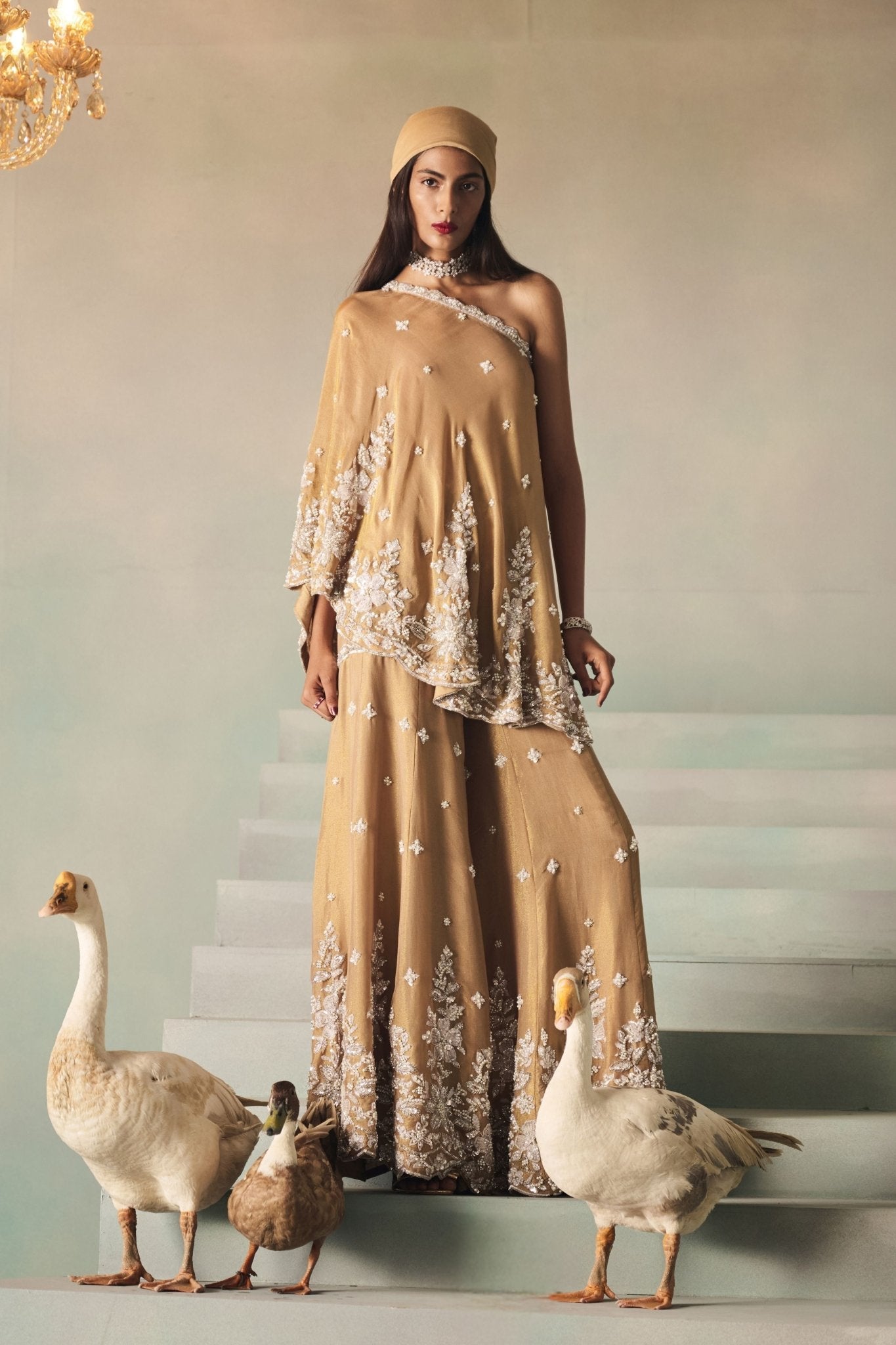 Camilla Cape Set - Rococo - Elahe