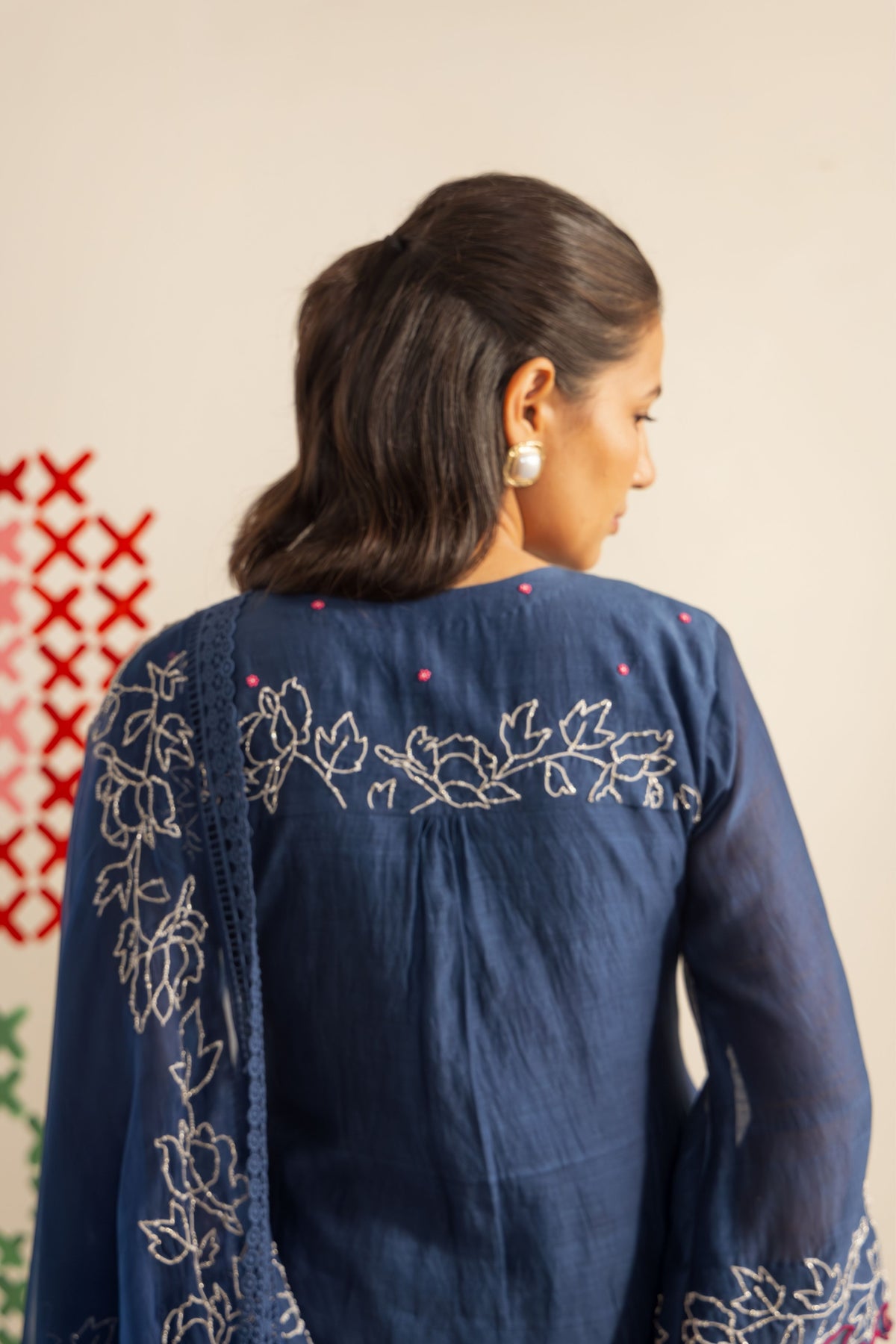 Blue Orchard Kurta Set