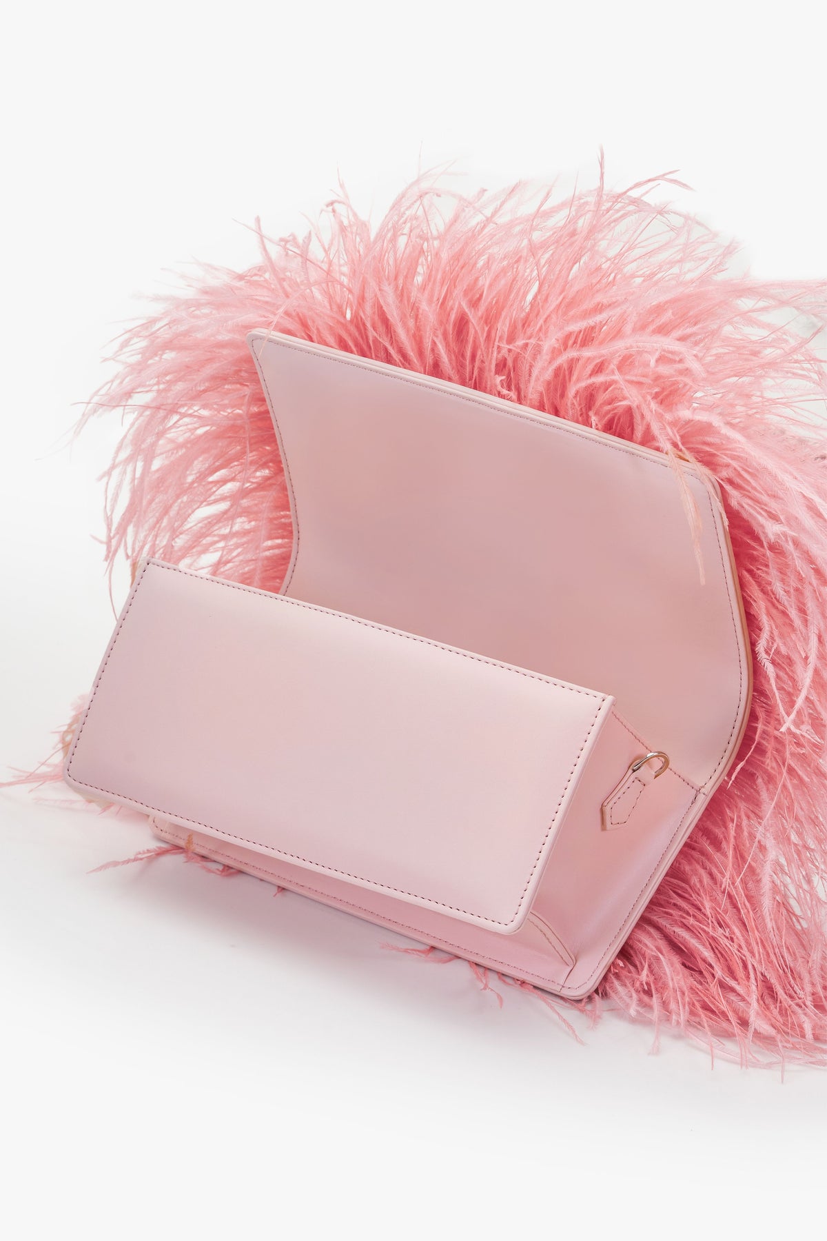 The Scarlet Ostrich Pink Mid’ Bag