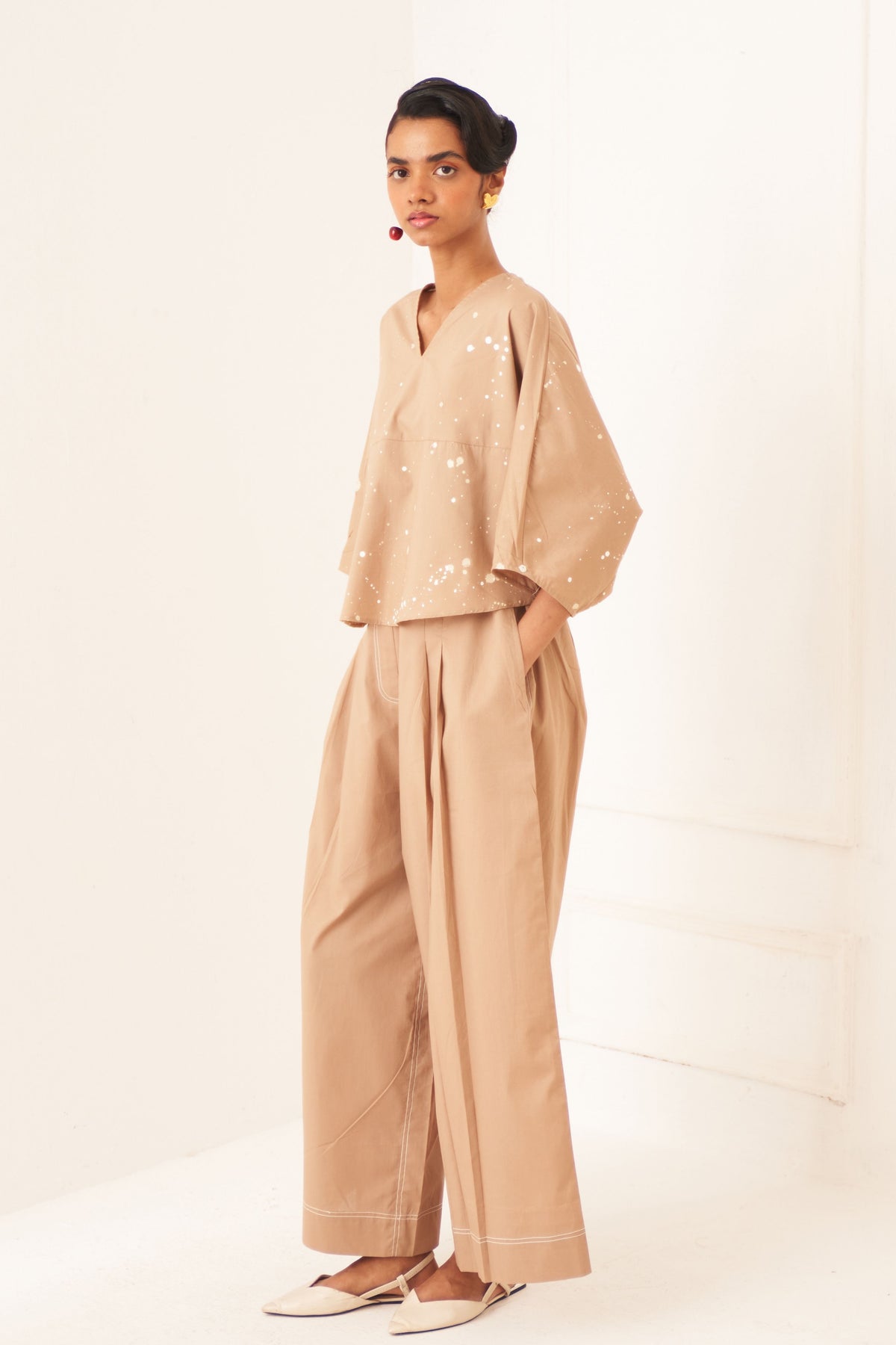 Latte Yin Top Set
